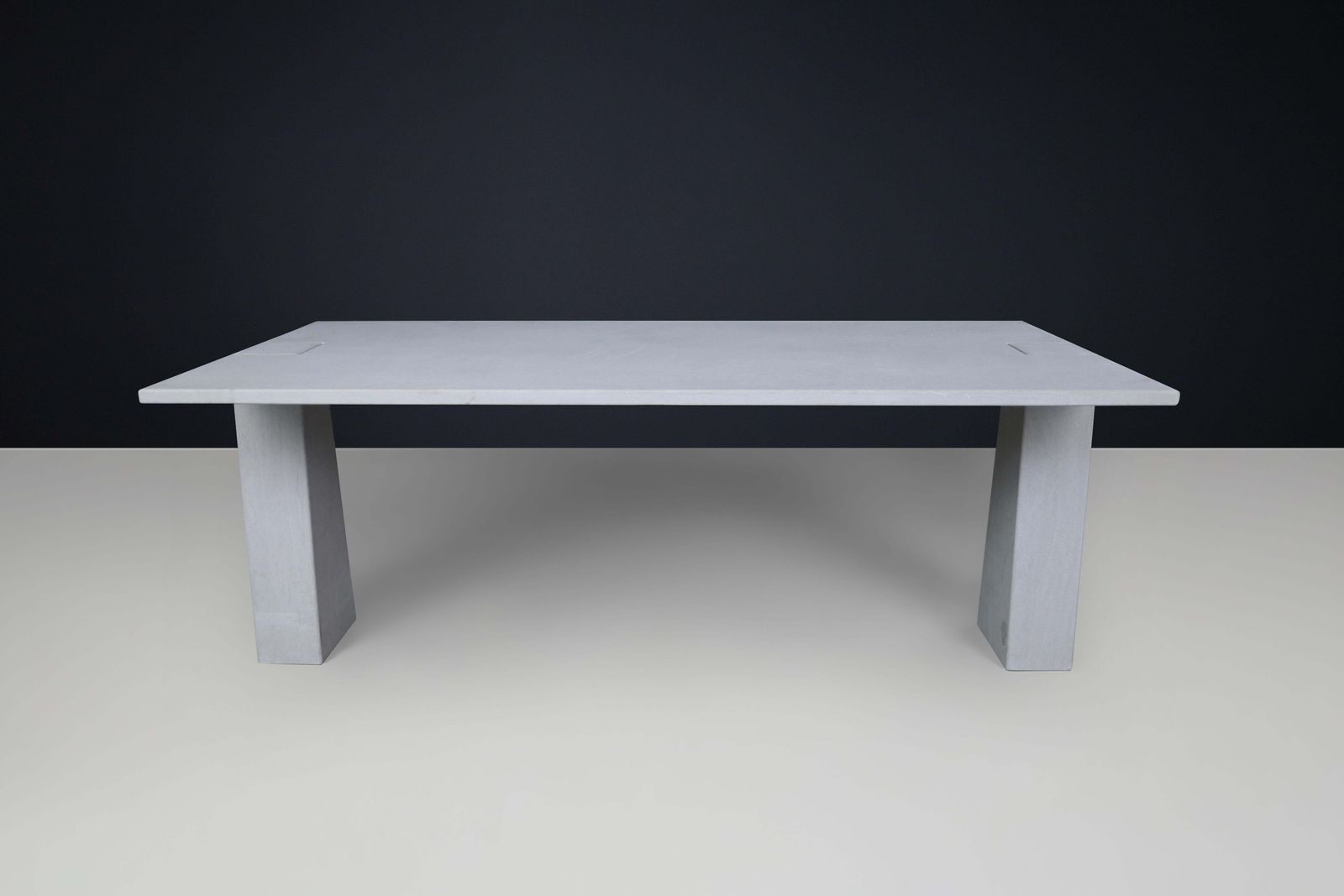 photo for sale Pietra Serena' Inca'  Desk Or Dining Room By Angelo Mangiarotti For Skipper 1978