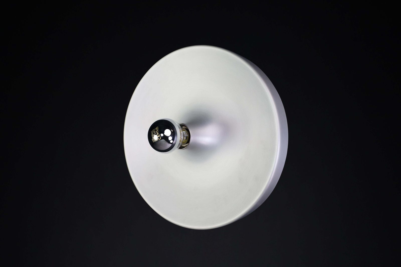 Mid Century Modern Charlotte Perriand Aluminum Disc Wall Lights, Germany 1960s photo for sale