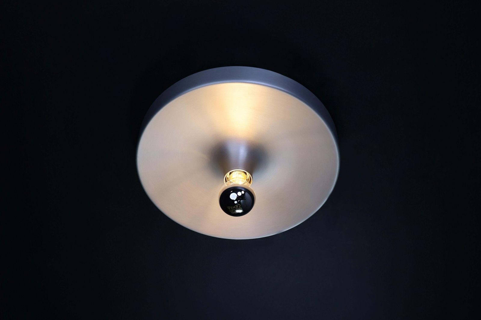 Mid Century Modern Charlotte Perriand Aluminum Disc Wall Lights, Germany 1960s photo buy