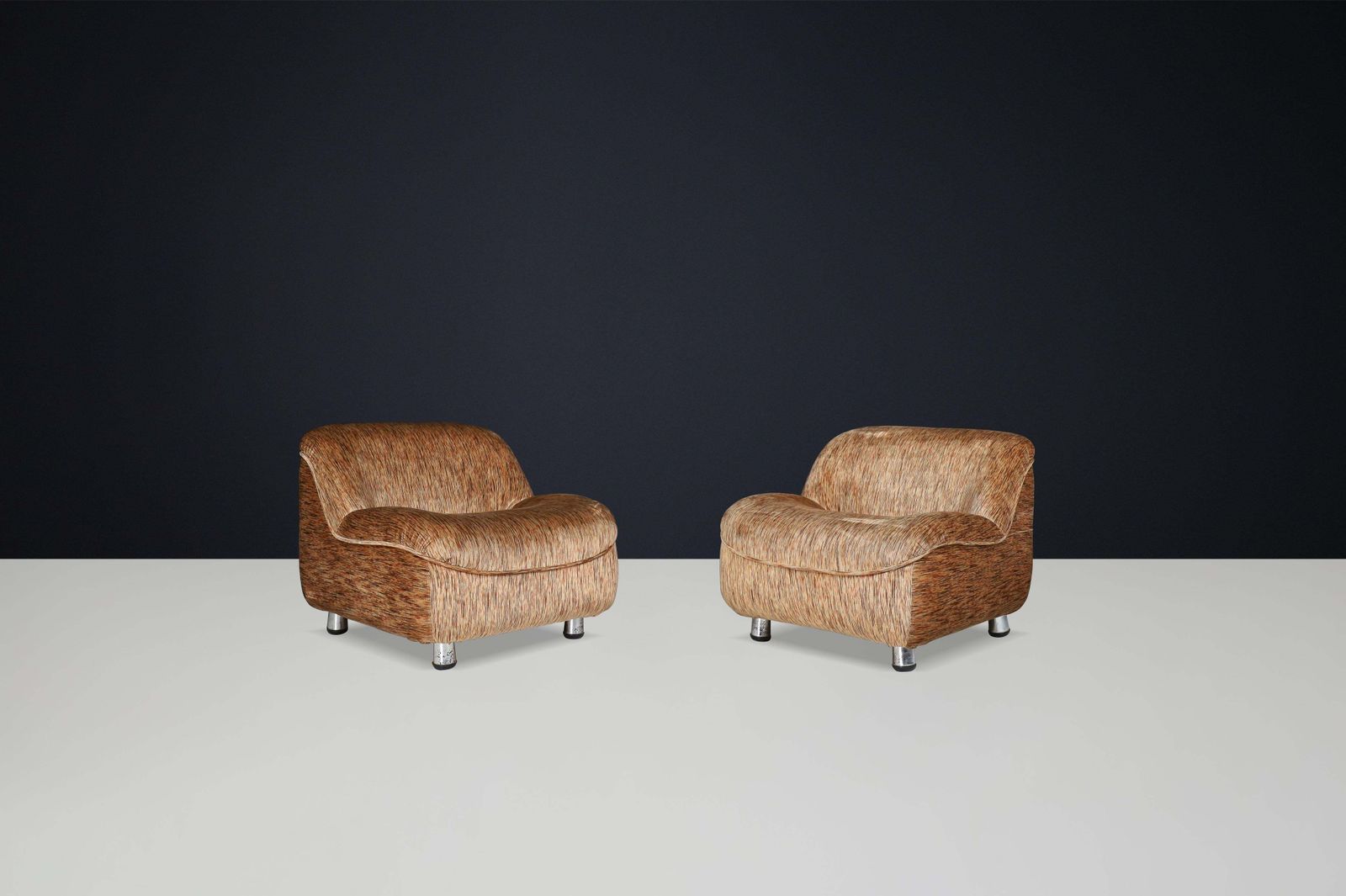Mid Century Modern Lounge Chairs In The Style Of Guido Faleschini, Italy, 1970s photo furniture
