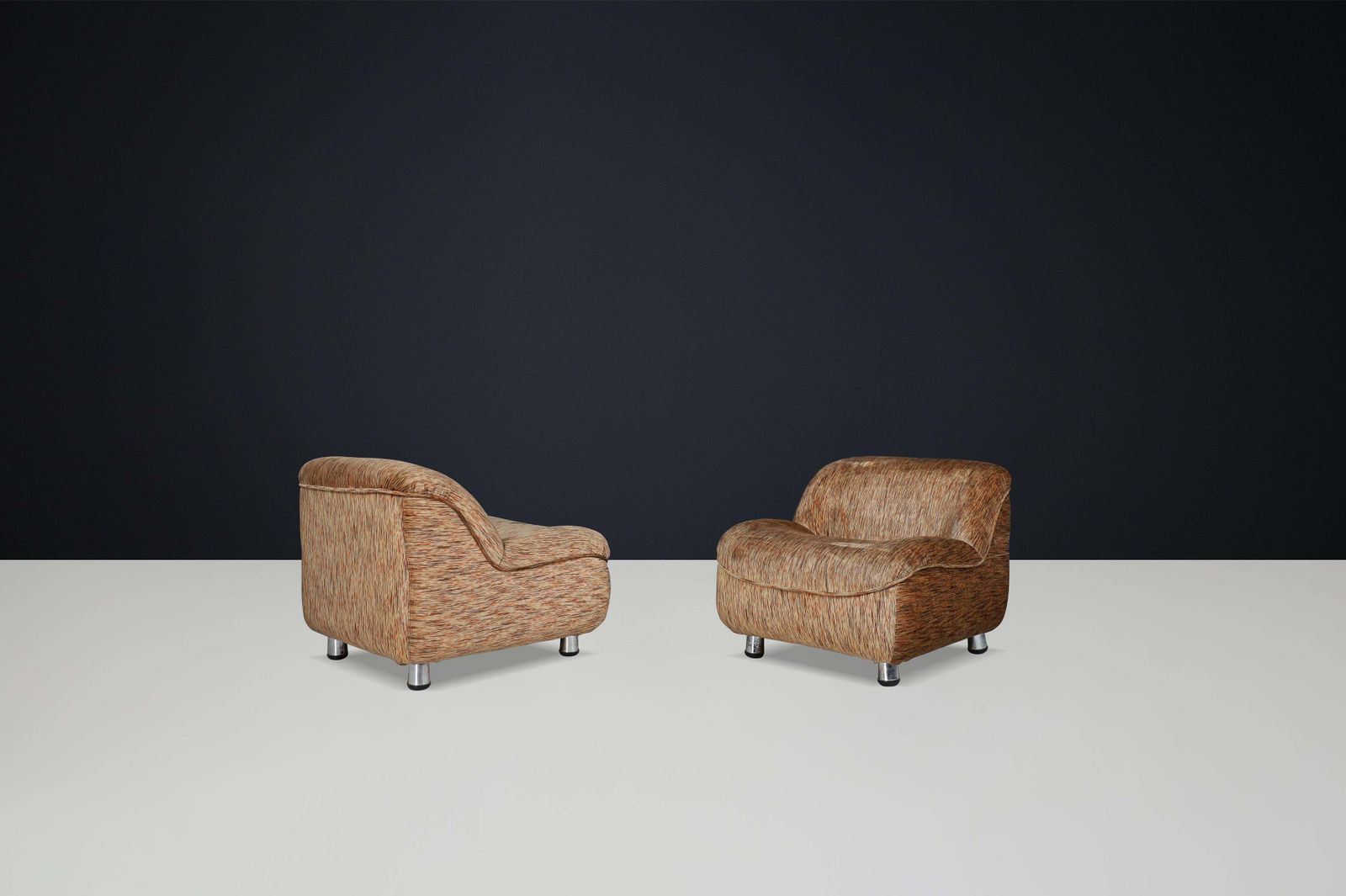 Mid Century Modern Lounge Chairs In The Style Of Guido Faleschini, Italy, 1970s photo Furniture