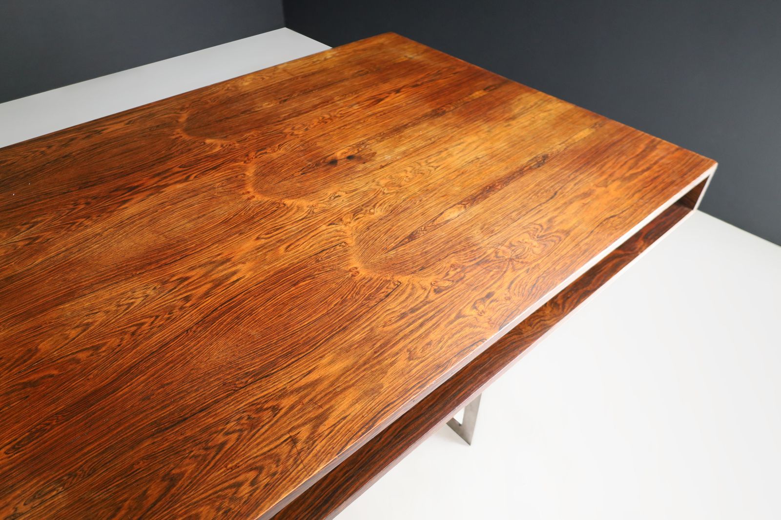 photo for sale Mid Century Modern Executive Free Standing Desk In The Style Of Bodil Kjær, 1960