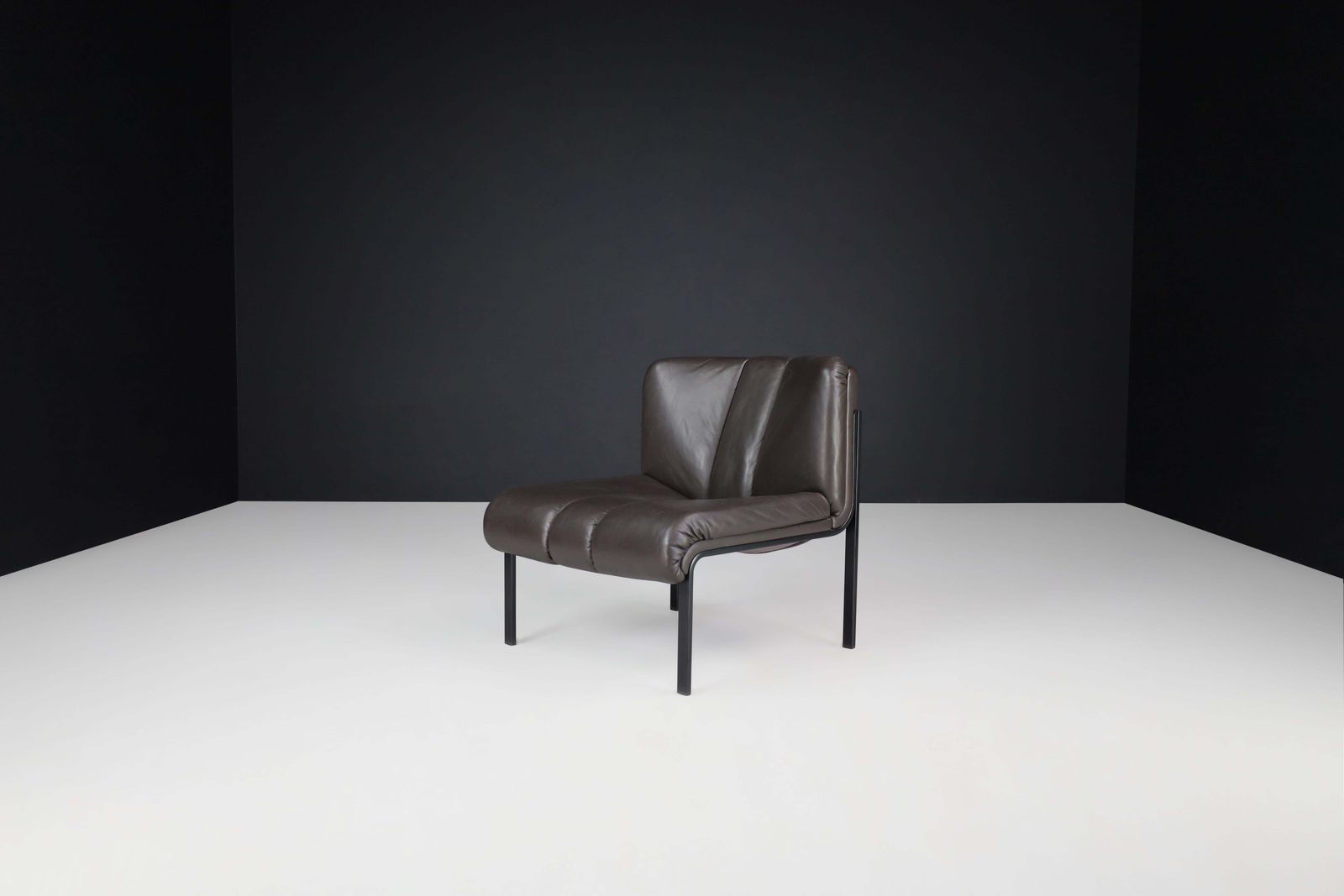 Furniture Hans Eichenberger For Girsberger ‘Eurochairs’ In Leather, Switserland, 1970s photo