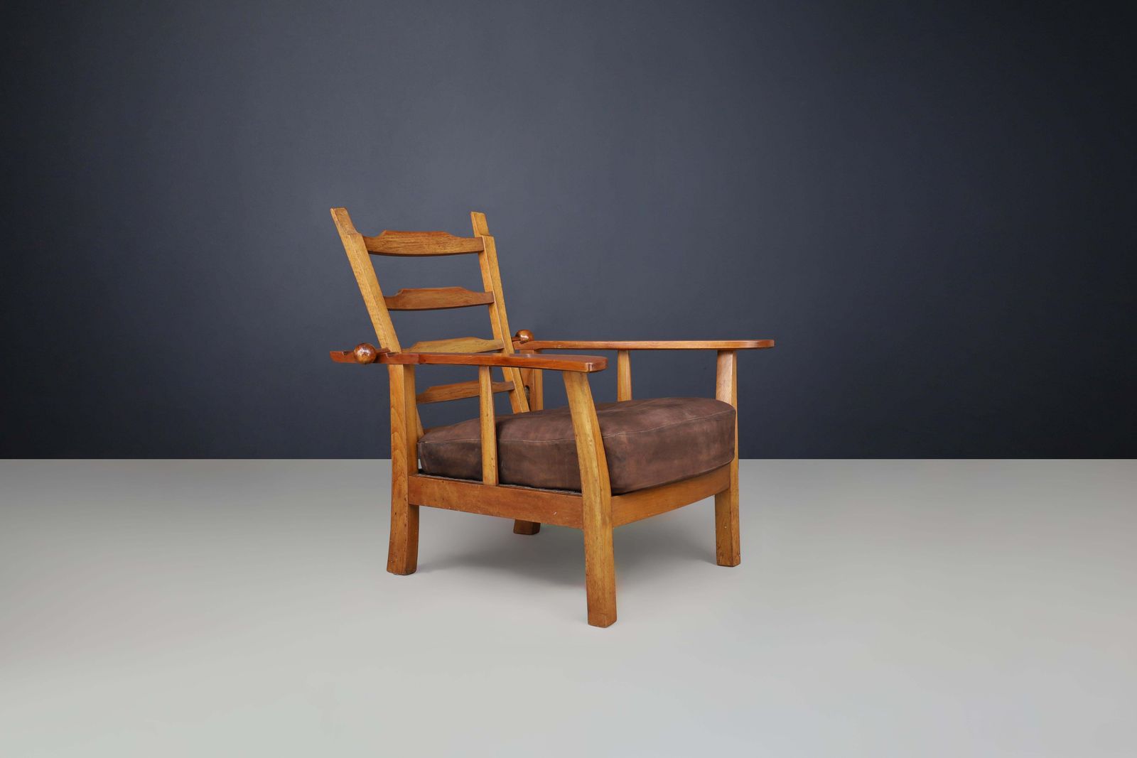 Hugo Gorge, Armchair “Canadian” For Lorenz And Reiche, Austria 1920s photo furniture