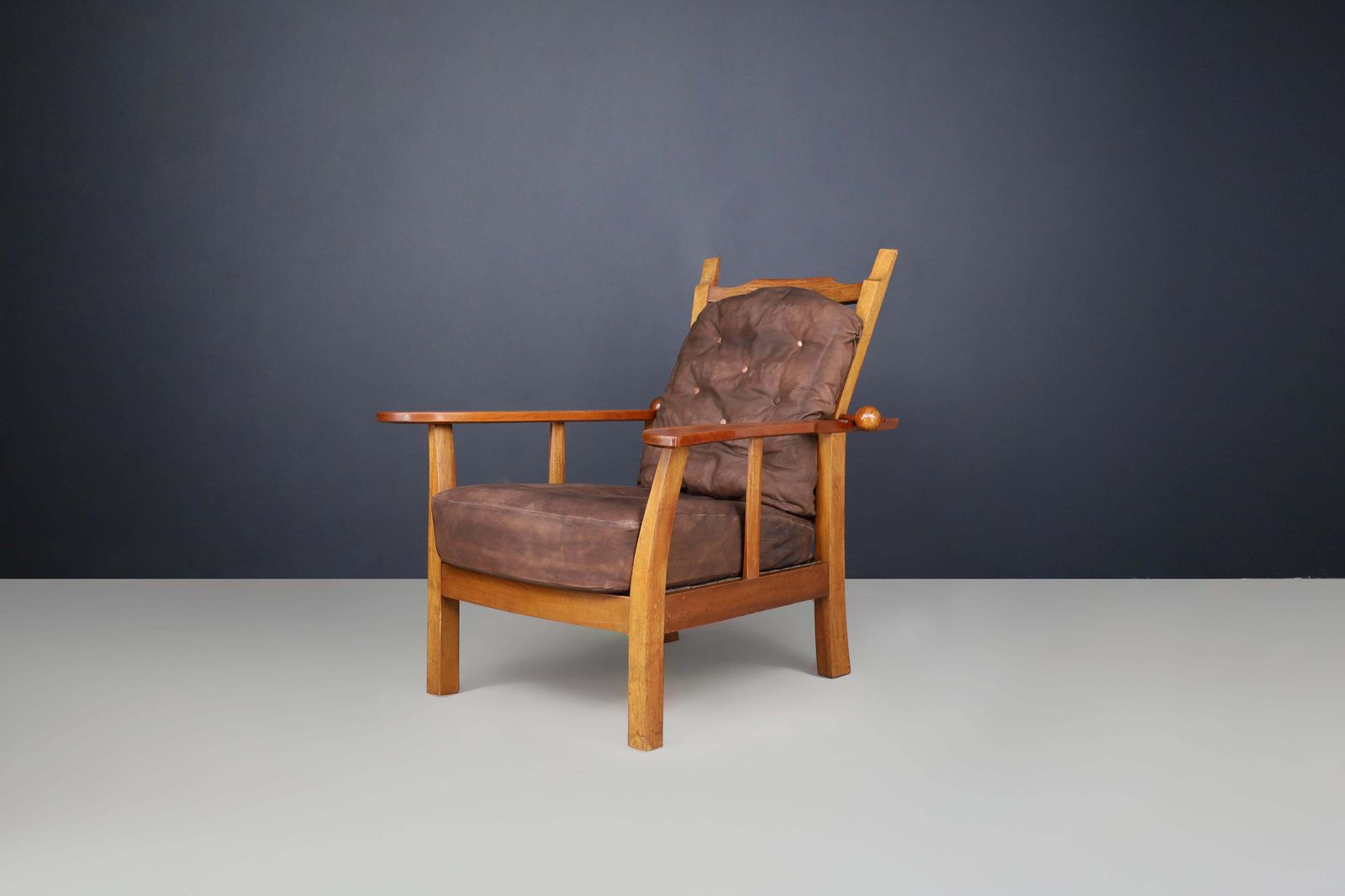 Hugo Gorge, Armchair “Canadian” For Lorenz And Reiche, Austria 1920s photo for sale