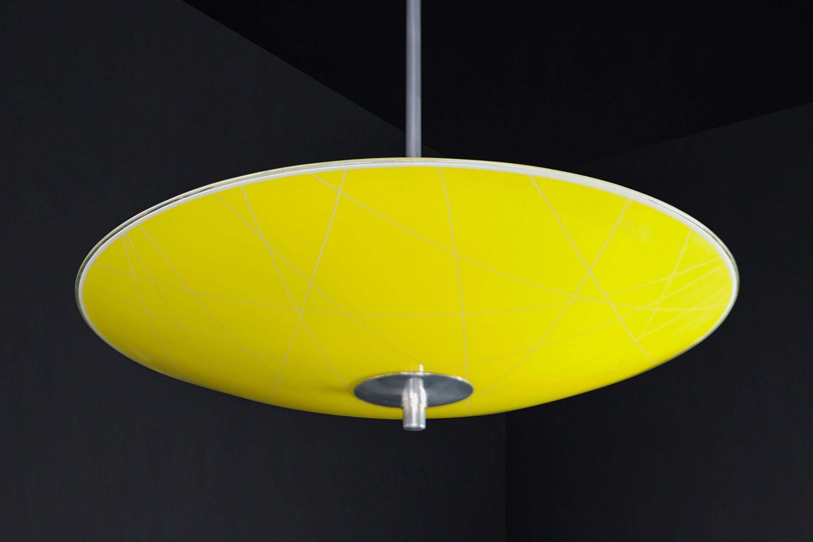 Mid Century Glass Hanging Pendant Lamp Brussels World Expo 1958 (5100) photo furniture
