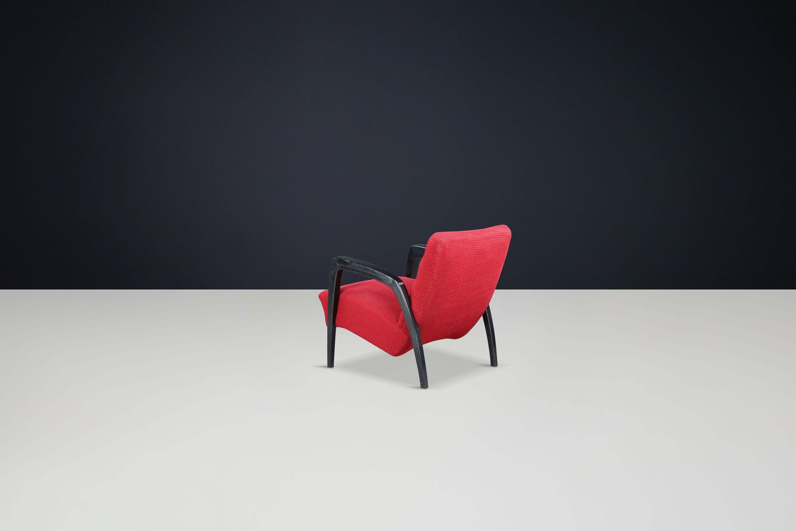 Mid Century Modern Jan Vaněk Easy Chair In Oak And Upholstery, Cz 1930s photo Furniture
