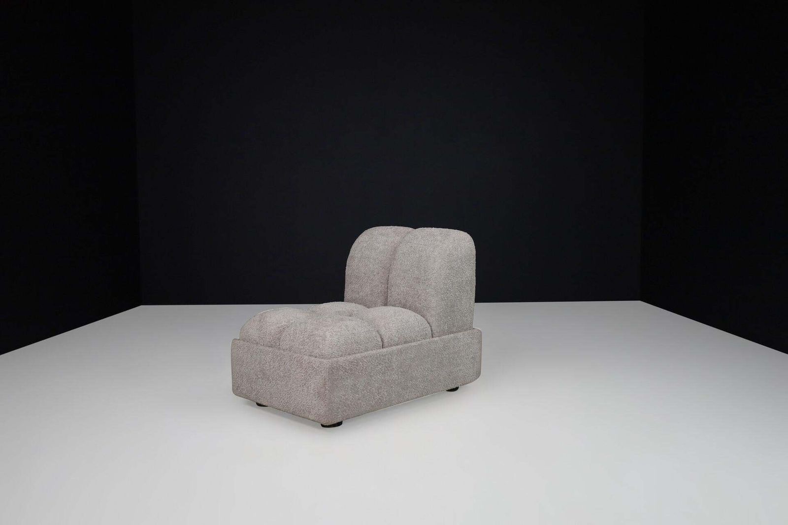 1970s Italian Mid Century Modular Sofa Set In New Bouclé, Set Of 4 Seats photo buy