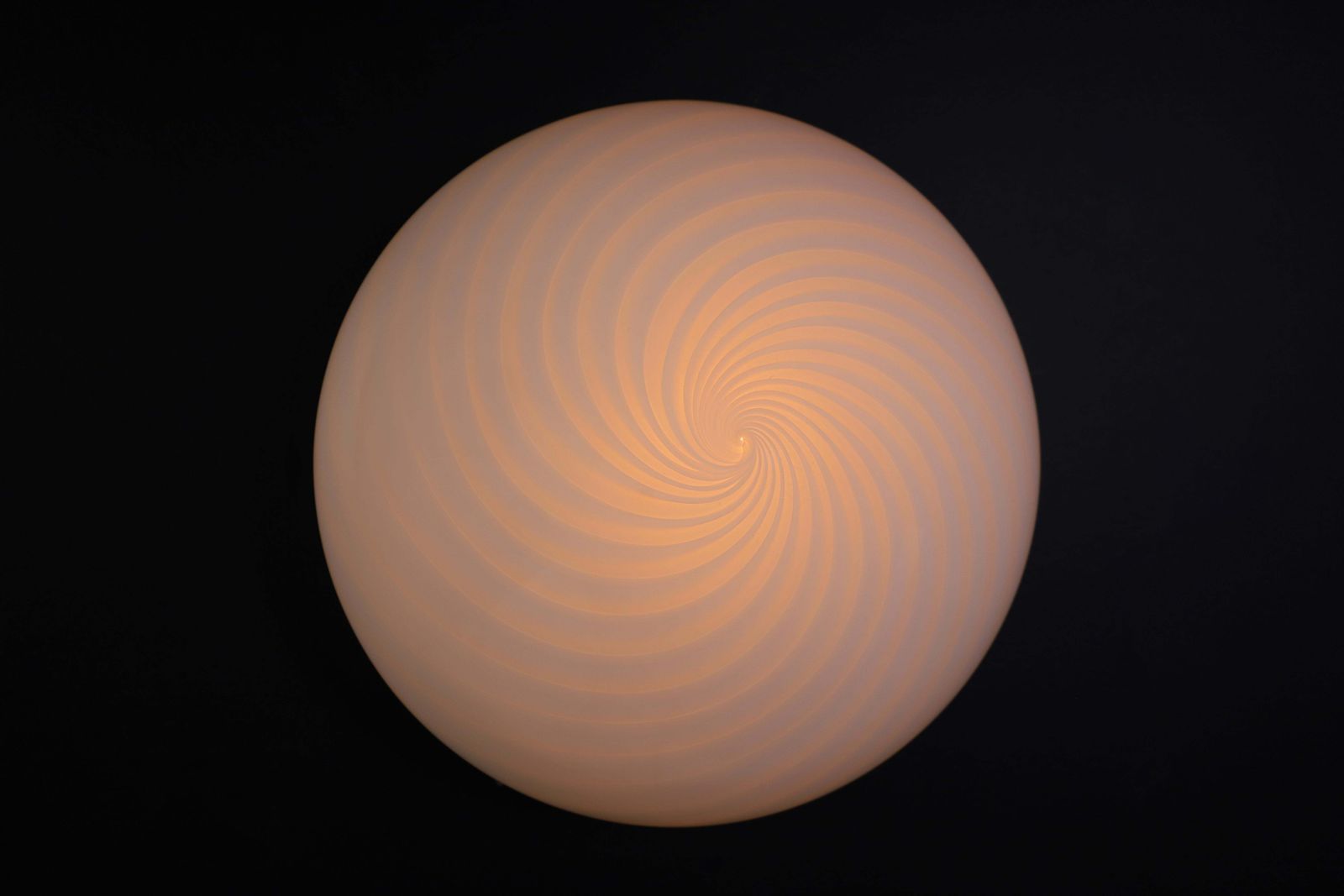 Large Murano Swirl Glass Ceiling Lights Or Sconces By Vm Vetri, Italy, 1970s photo furniture