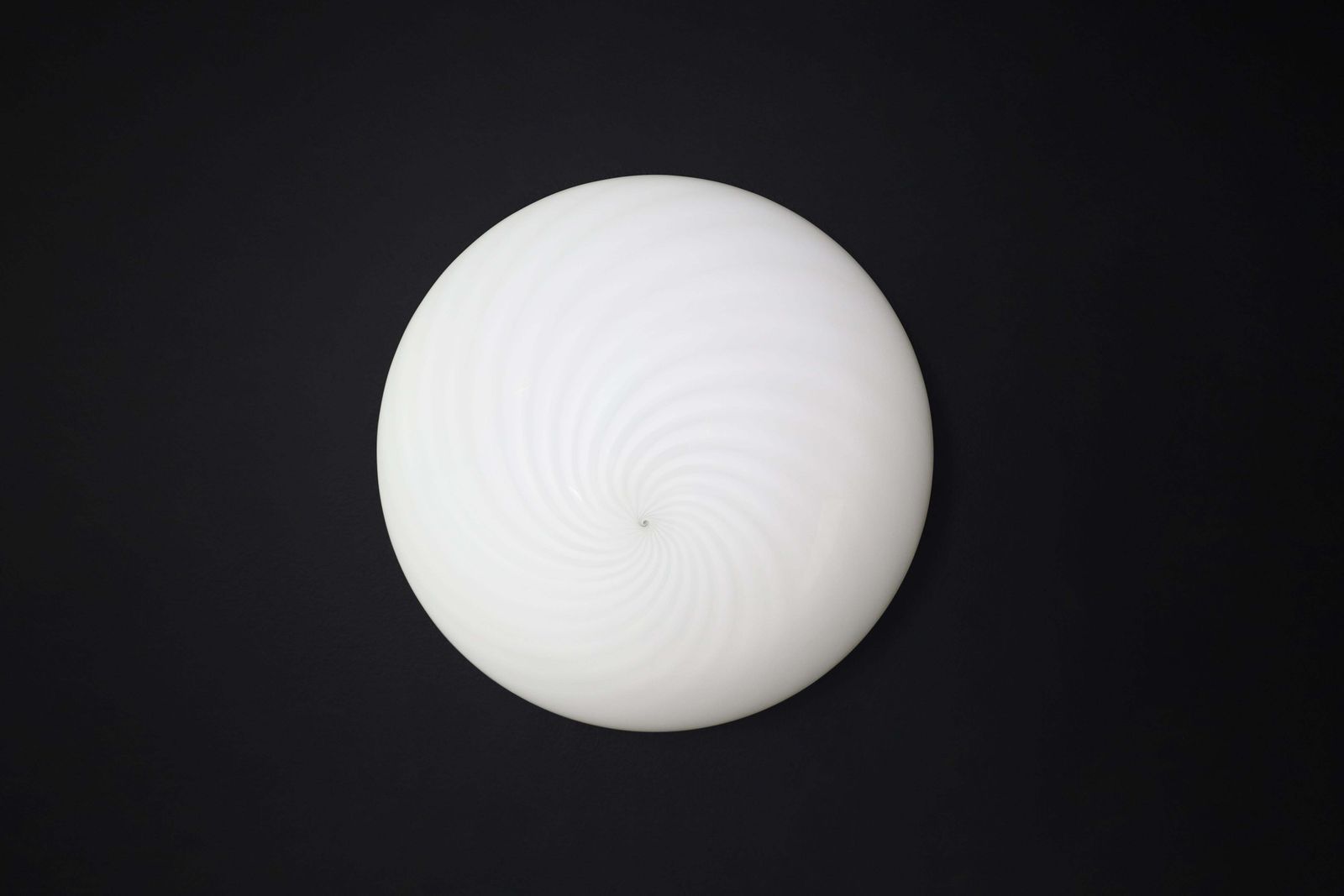 Large Murano Swirl Glass Ceiling Lights Or Sconces By Vm Vetri, Italy, 1970s photo Lighting