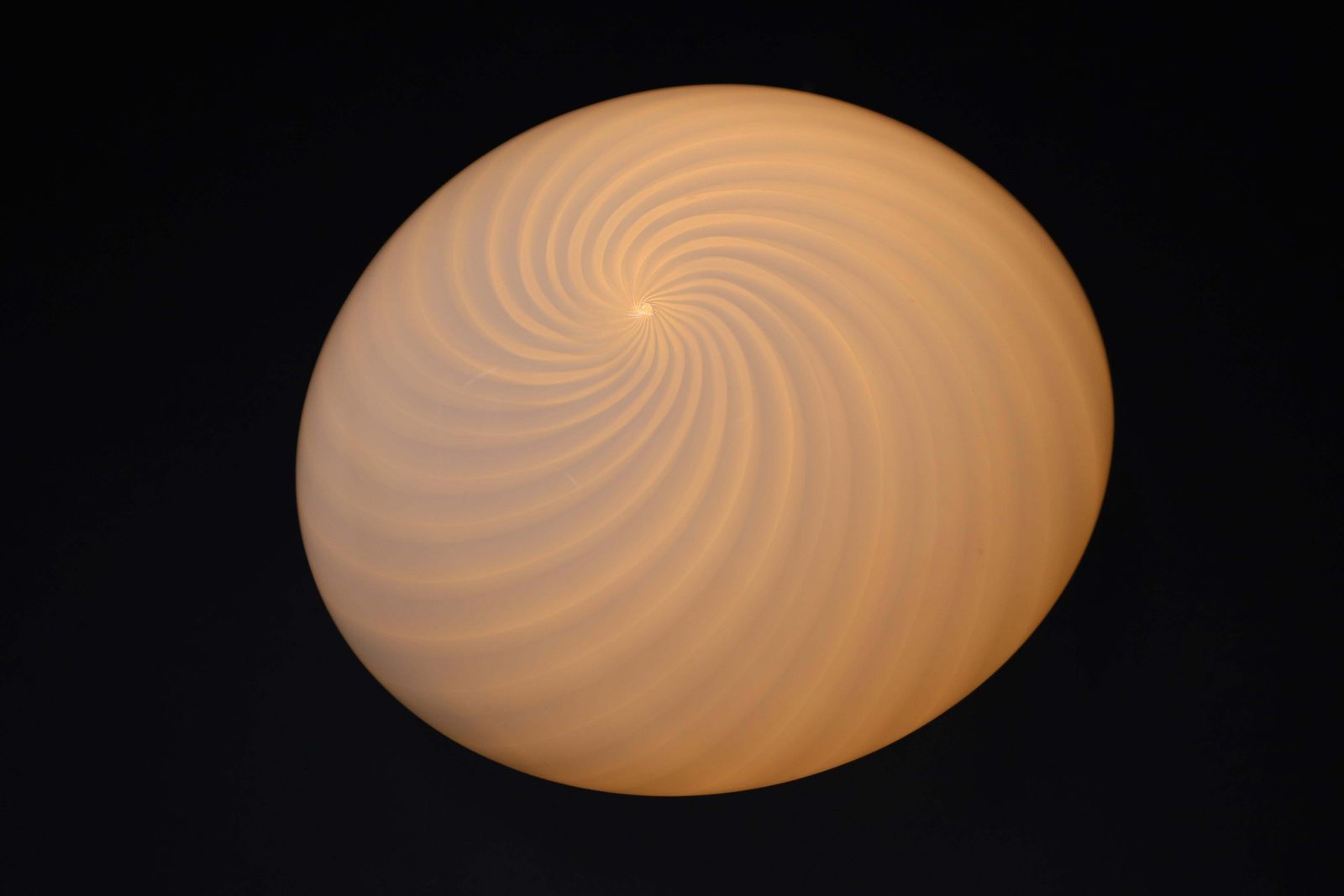 photo buy Large Murano Swirl Glass Ceiling Lights Or Sconces By Vm Vetri, Italy, 1970s