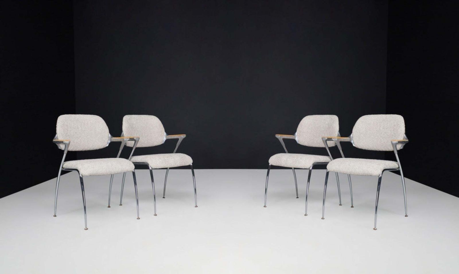 photo vinterior Francesco Zaccone For Thonet Golf Dining Chairs, Germany, 1970