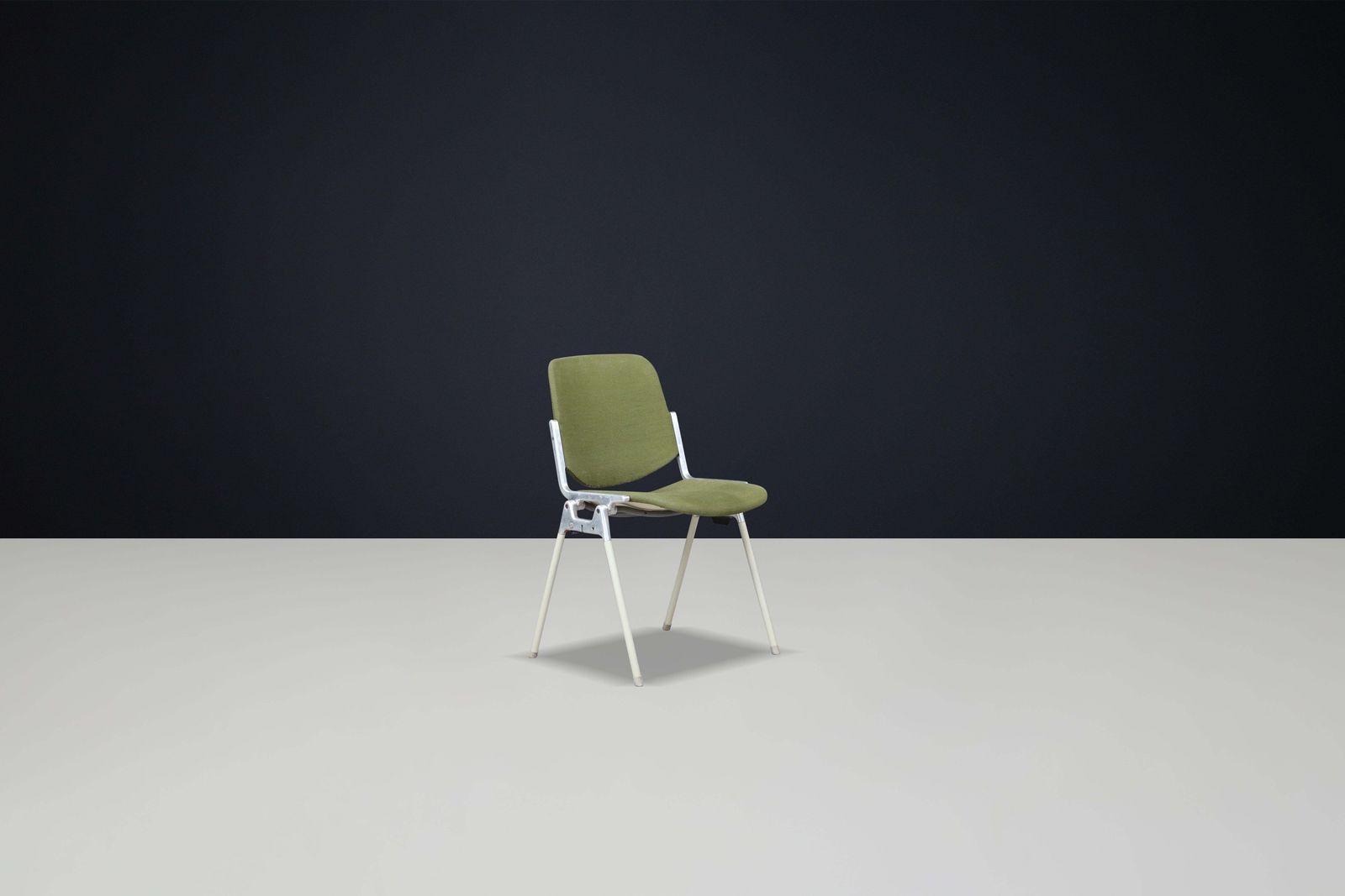 photo furniture Mid Century Modern Giancarlo Piretti Chairs For Castelli In Forest Green Fabric