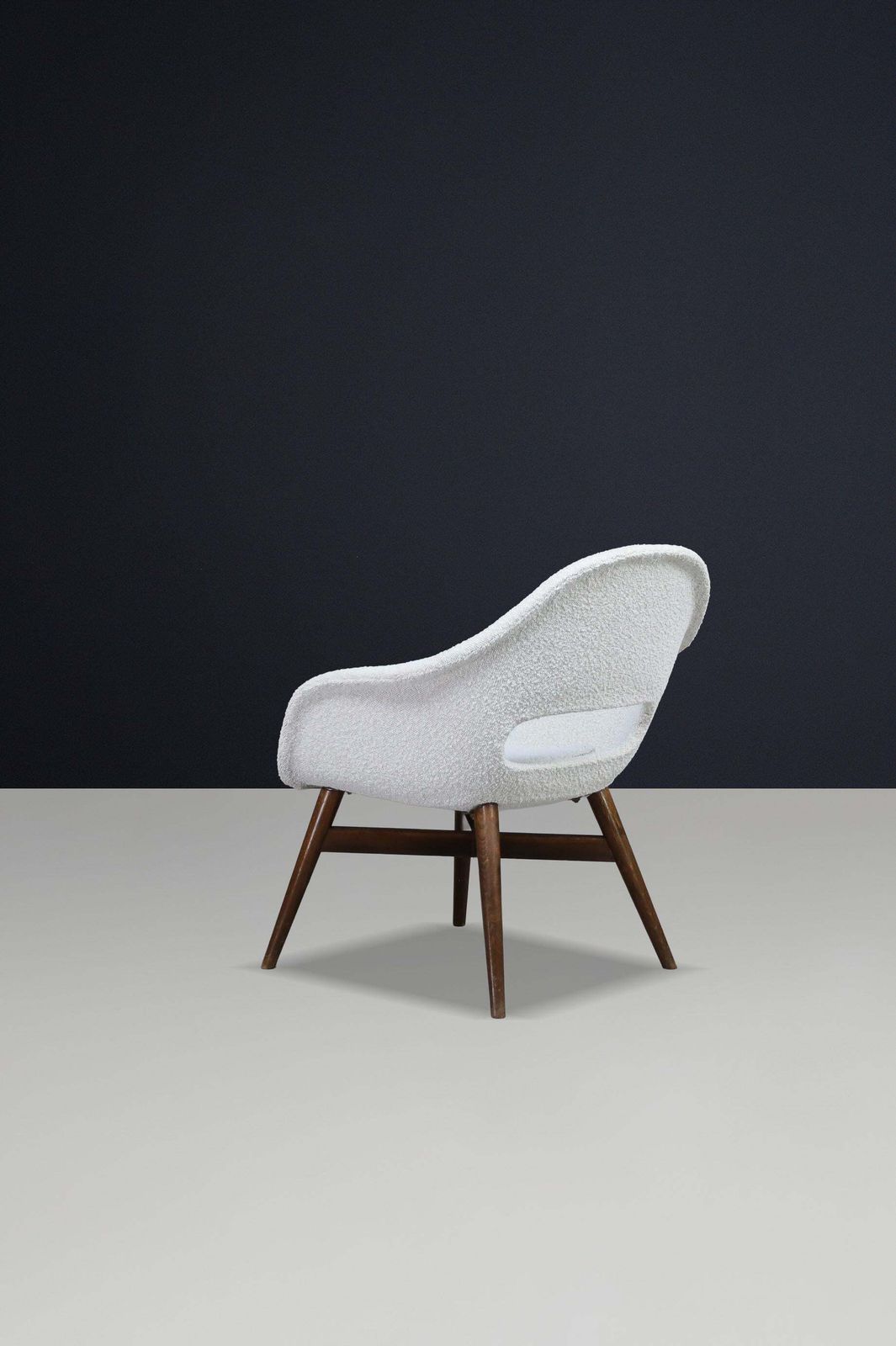 photo vintage Mid Century Fiberglass Easy Chairs By Miroslav Navrátil, Czechoslovakia 1960s