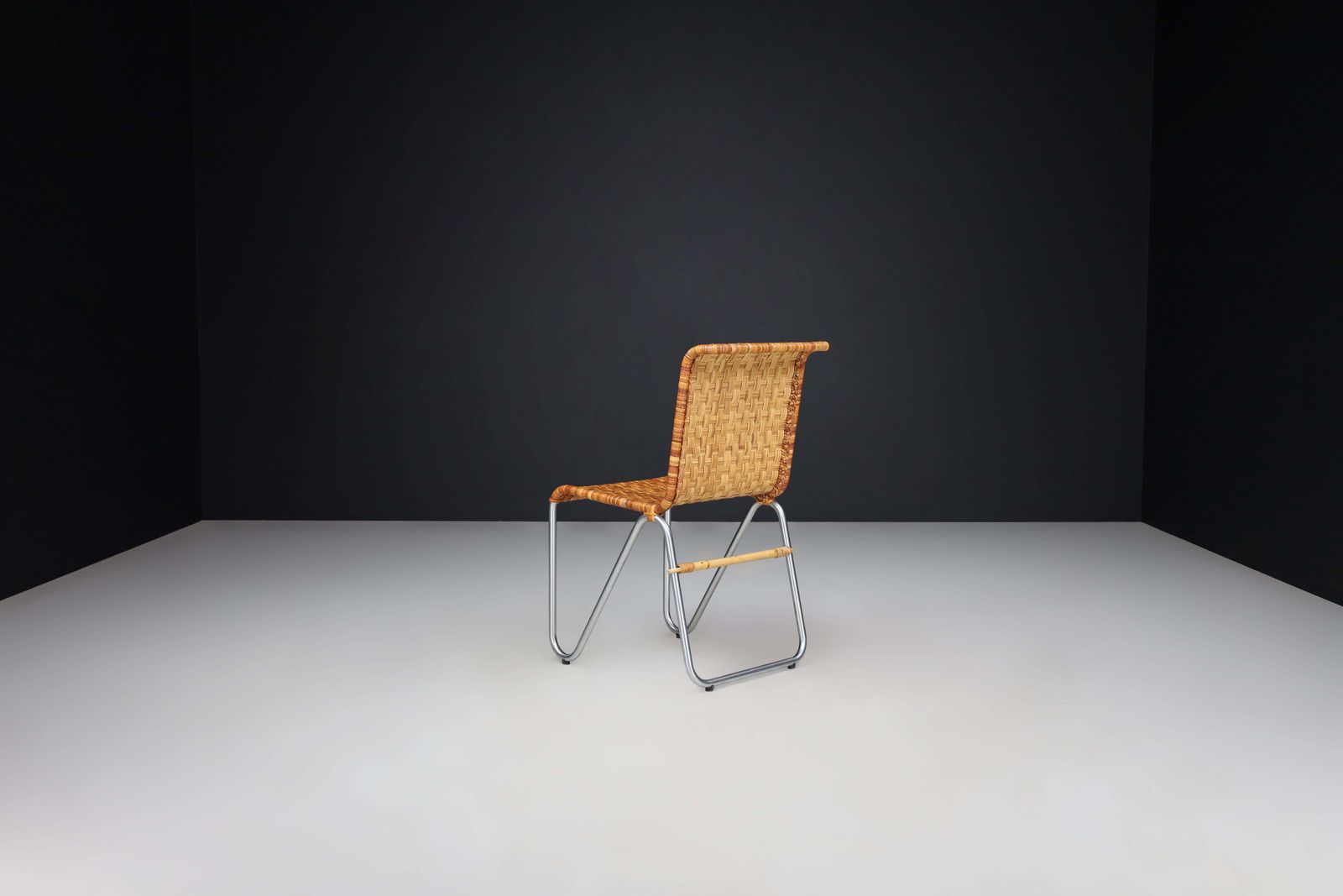 photo for sale Bauhaus Diagonal Chairs By Willem Hendrik Gispen For Gispen, The Netherlands