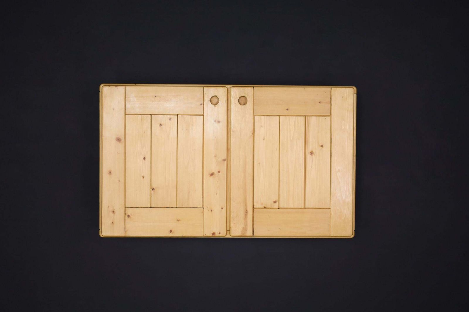 Mid Century Modern Charlotte Perriand Pine Hanging Cupboard For Les Arcs, France photo furniture