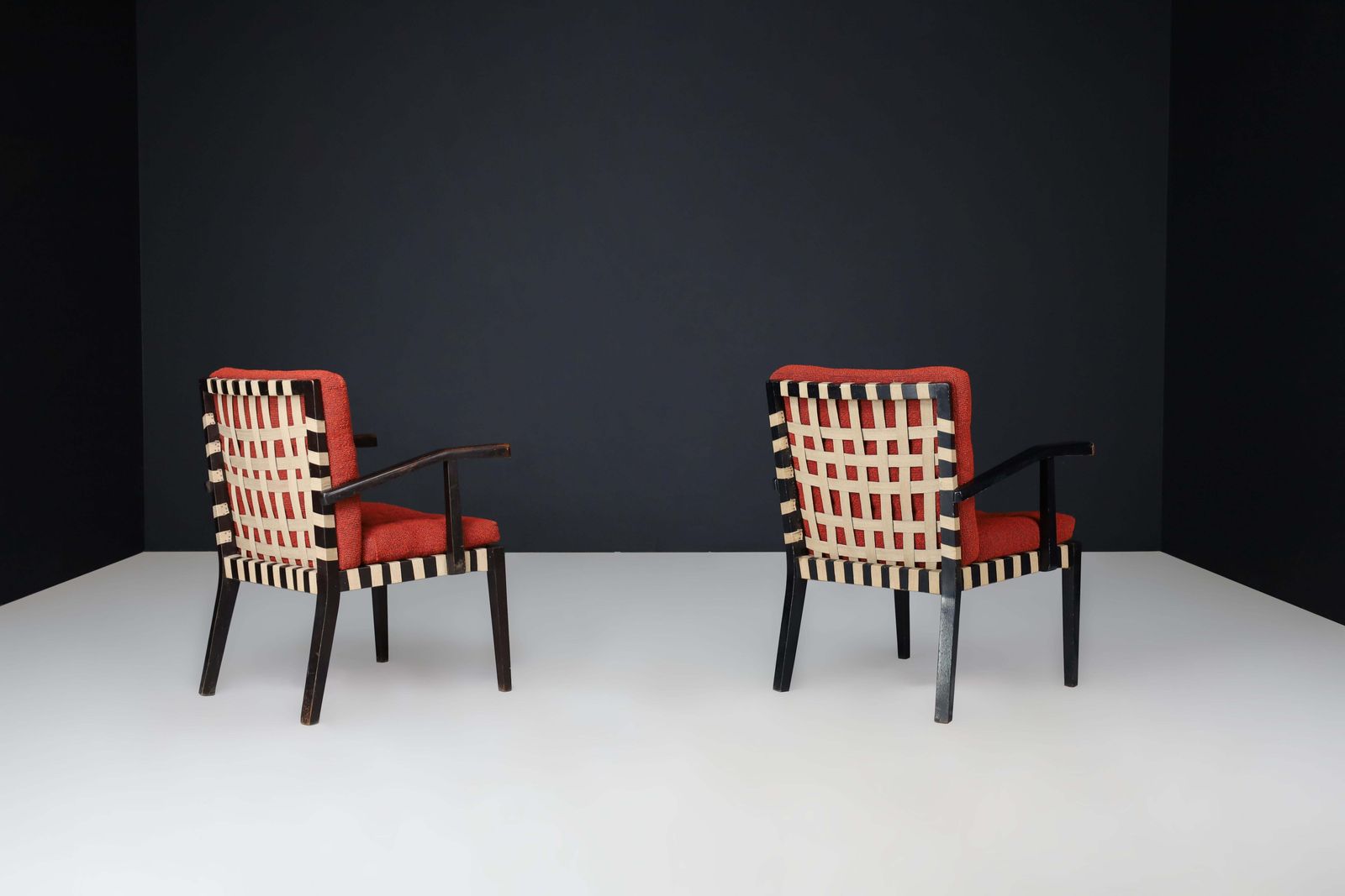Pair Of Vintage European Modernist Armchairs, C. 1930s–1950s photo Furniture