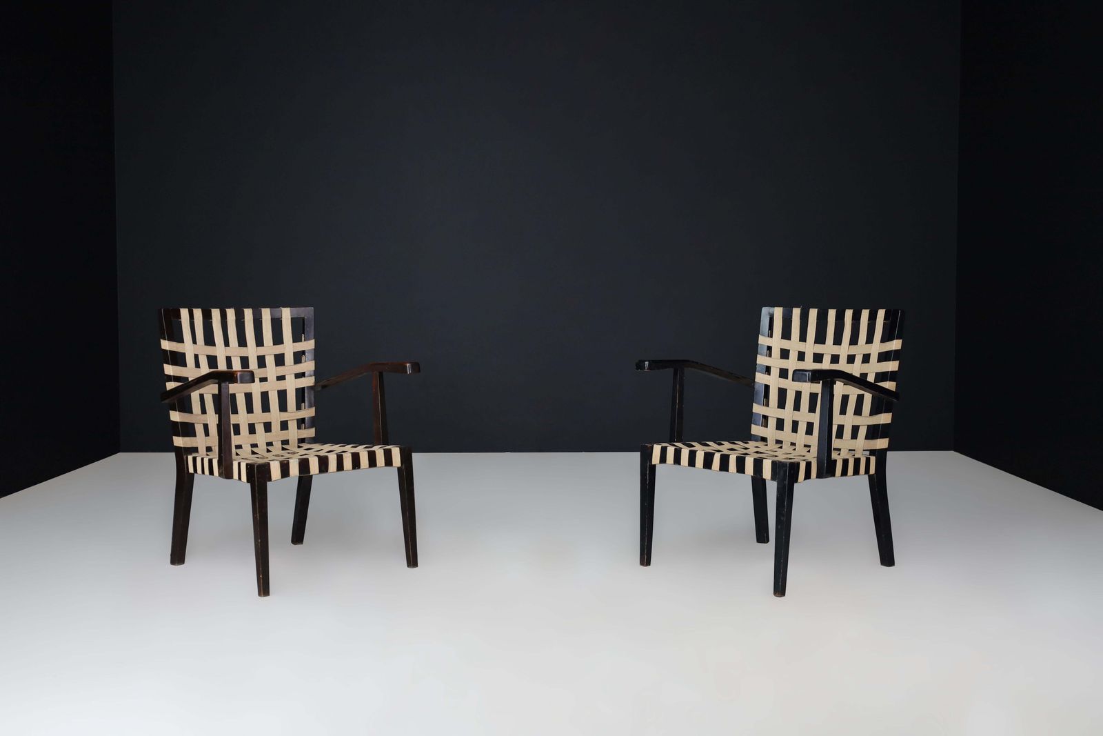photo buy Pair Of Vintage European Modernist Armchairs, C. 1930s–1950s