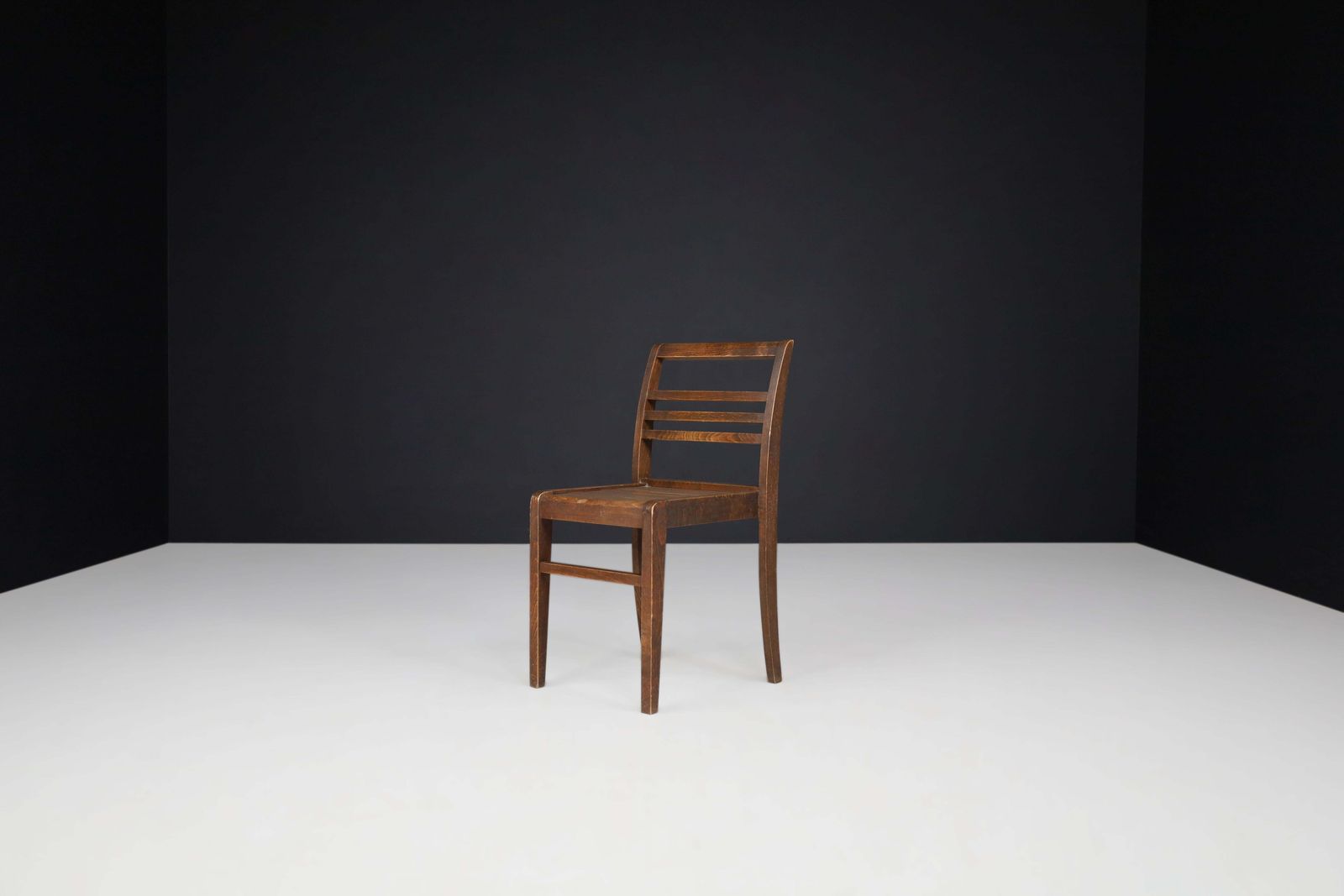 René Gabriel Oak "Reconstruction" Chairs, France 1946 photo 665.0