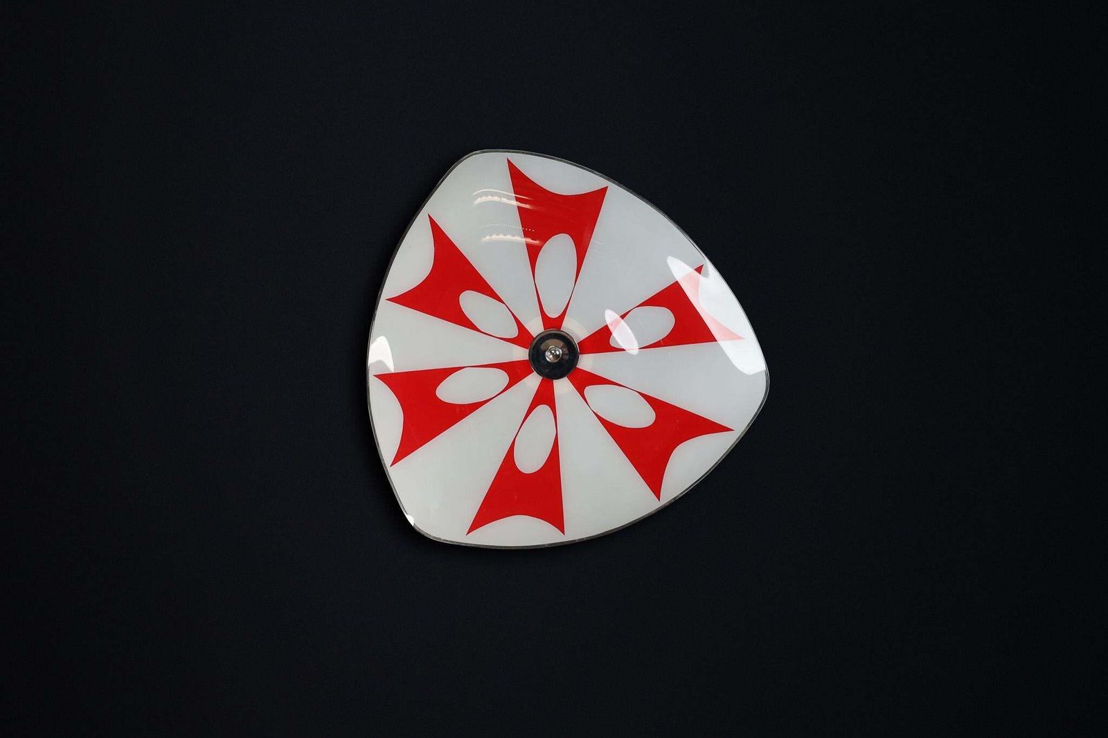Mid Century Glass Hanging Pendant Or Wall Light Brussels World Expo 1958 (No26) photo furniture