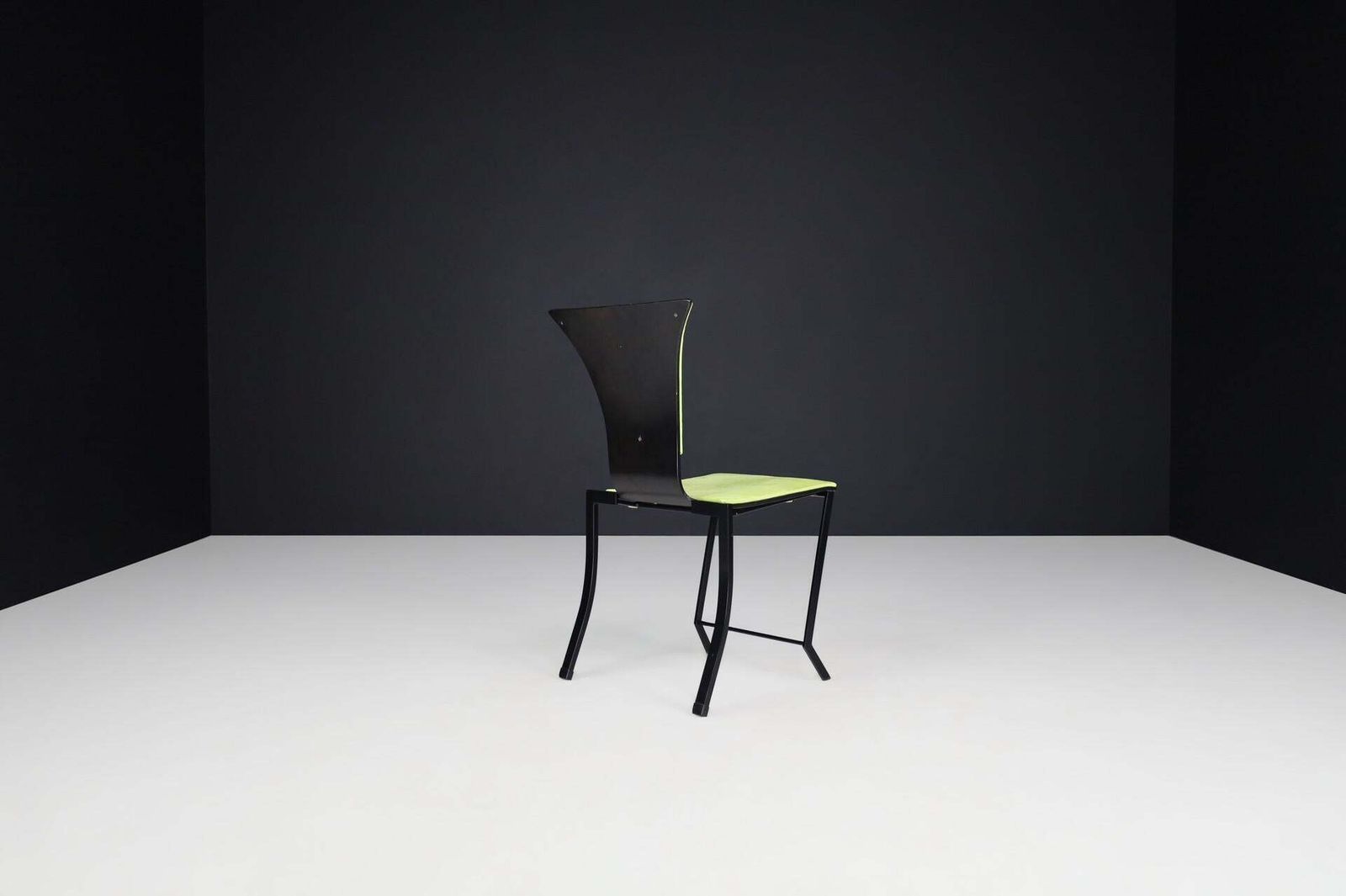 Set Of Postmodern Sculptural Dining Chairs By Kff Karl Friedrich, Germany, 1980s photo buy
