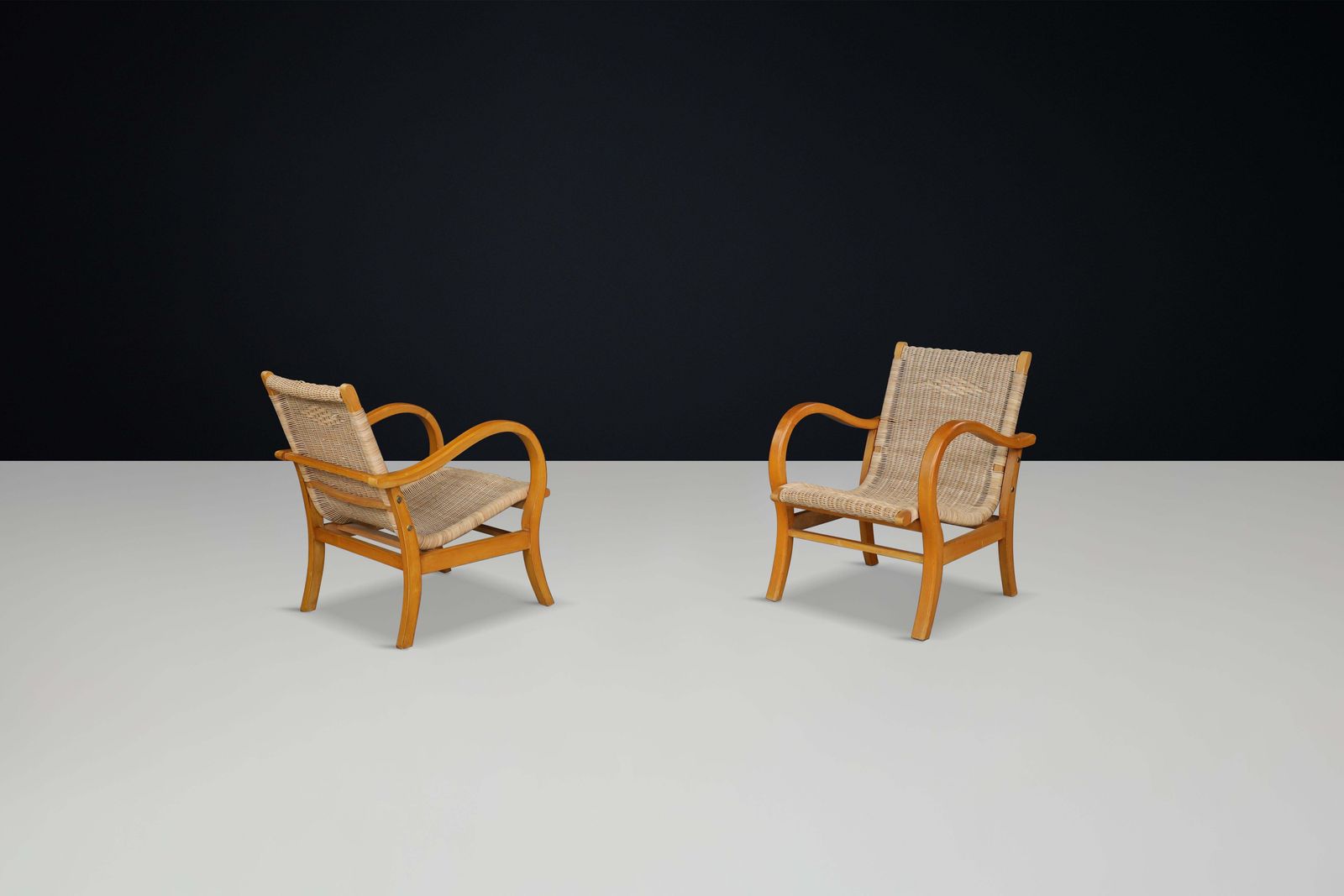 Art Deco Bauhaus Lounge Chairs By Erich Dieckmann, Germany, 1930 photo Furniture