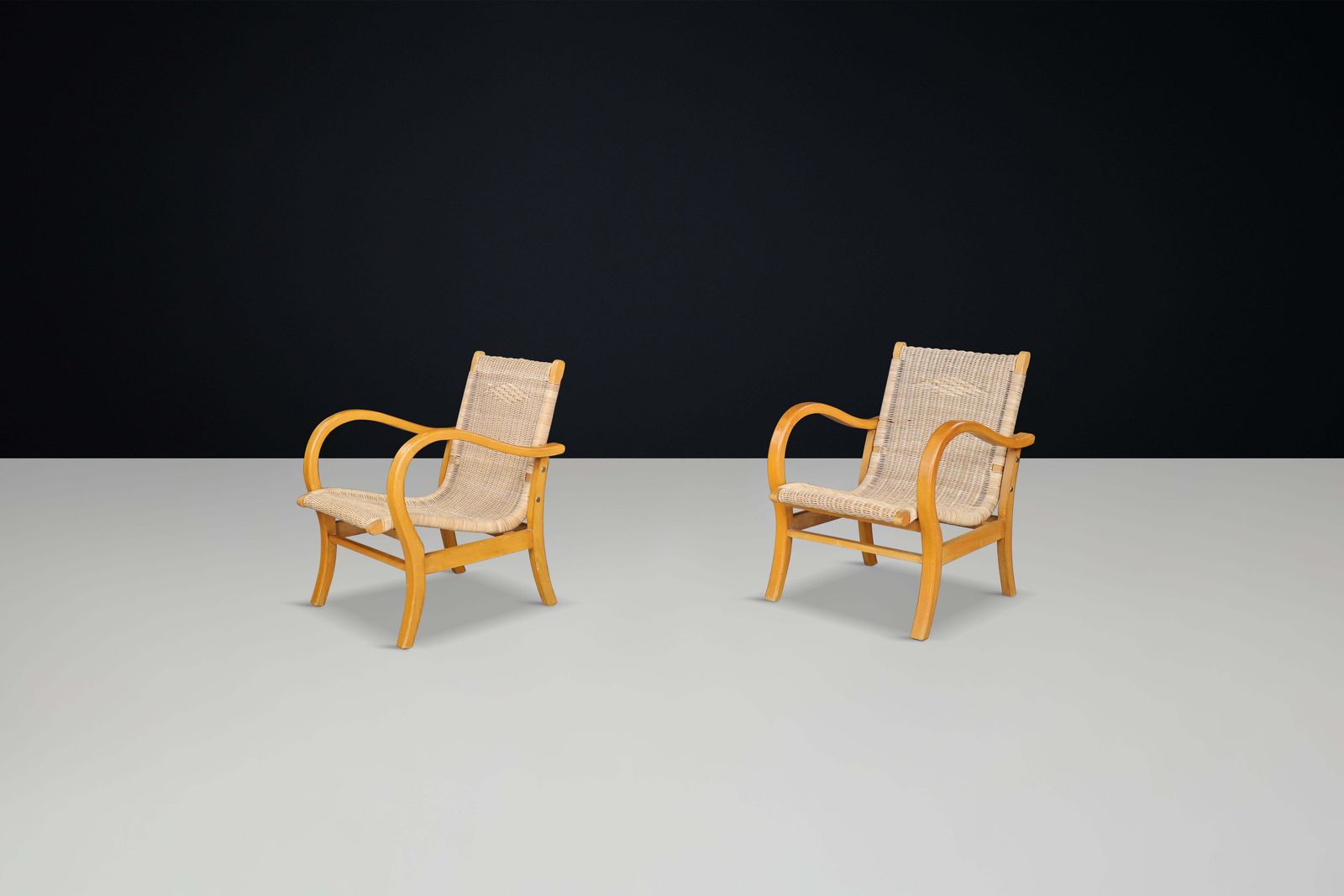 Art Deco Bauhaus Lounge Chairs By Erich Dieckmann, Germany, 1930 photo 2635.0