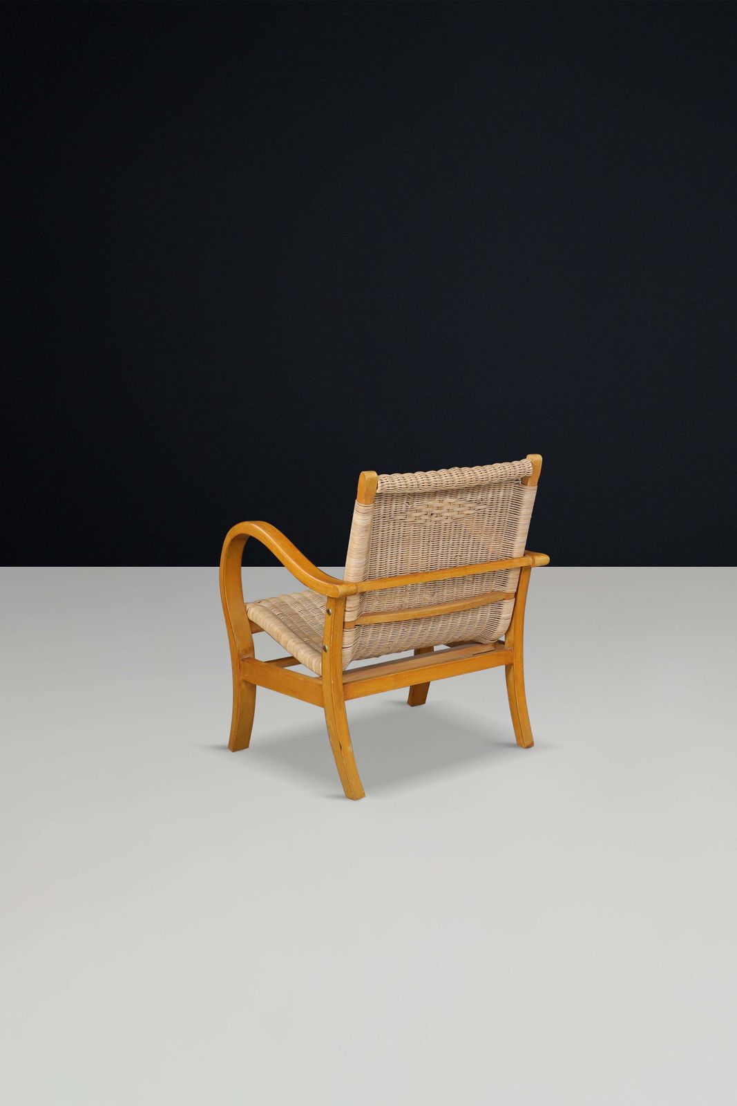 Furniture Art Deco Bauhaus Lounge Chairs By Erich Dieckmann, Germany, 1930 photo