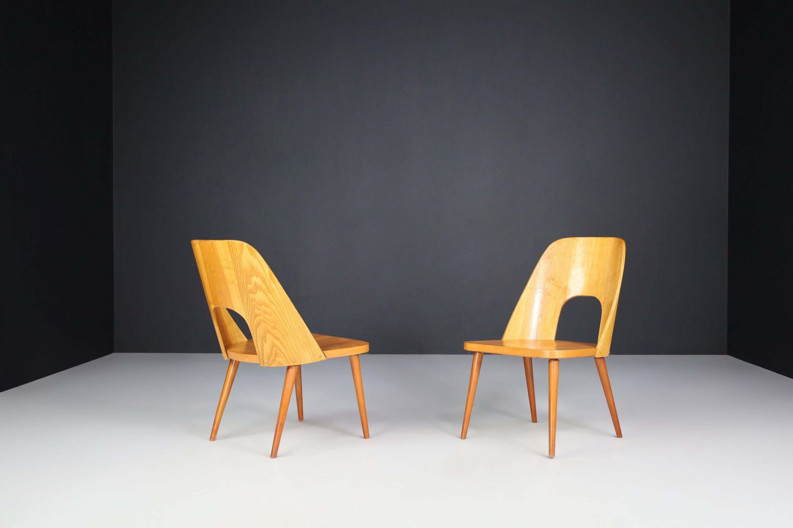Oswald Haerdtl Set Of Four Easy Chairs, 1950s photo vintage