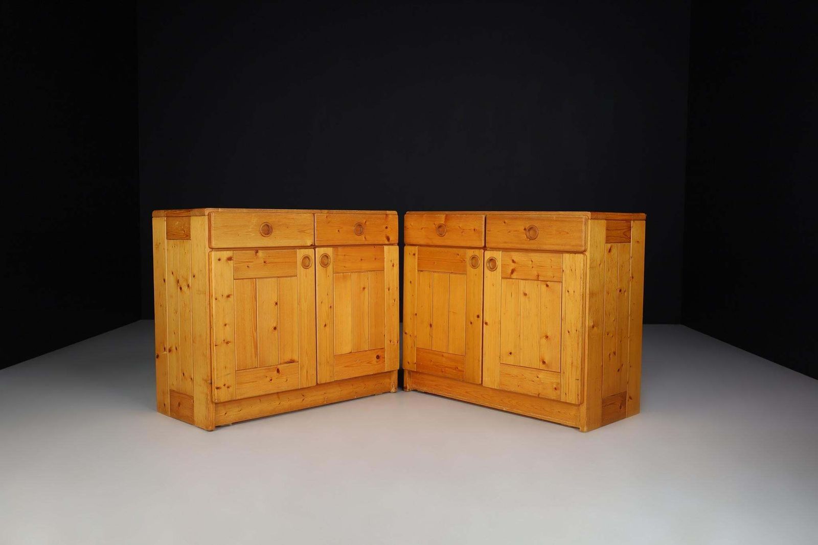 photo for sale Mid Century Modern Pine Cabinet/Cupboard By Charlotte Perriand For Les Arcs 1970