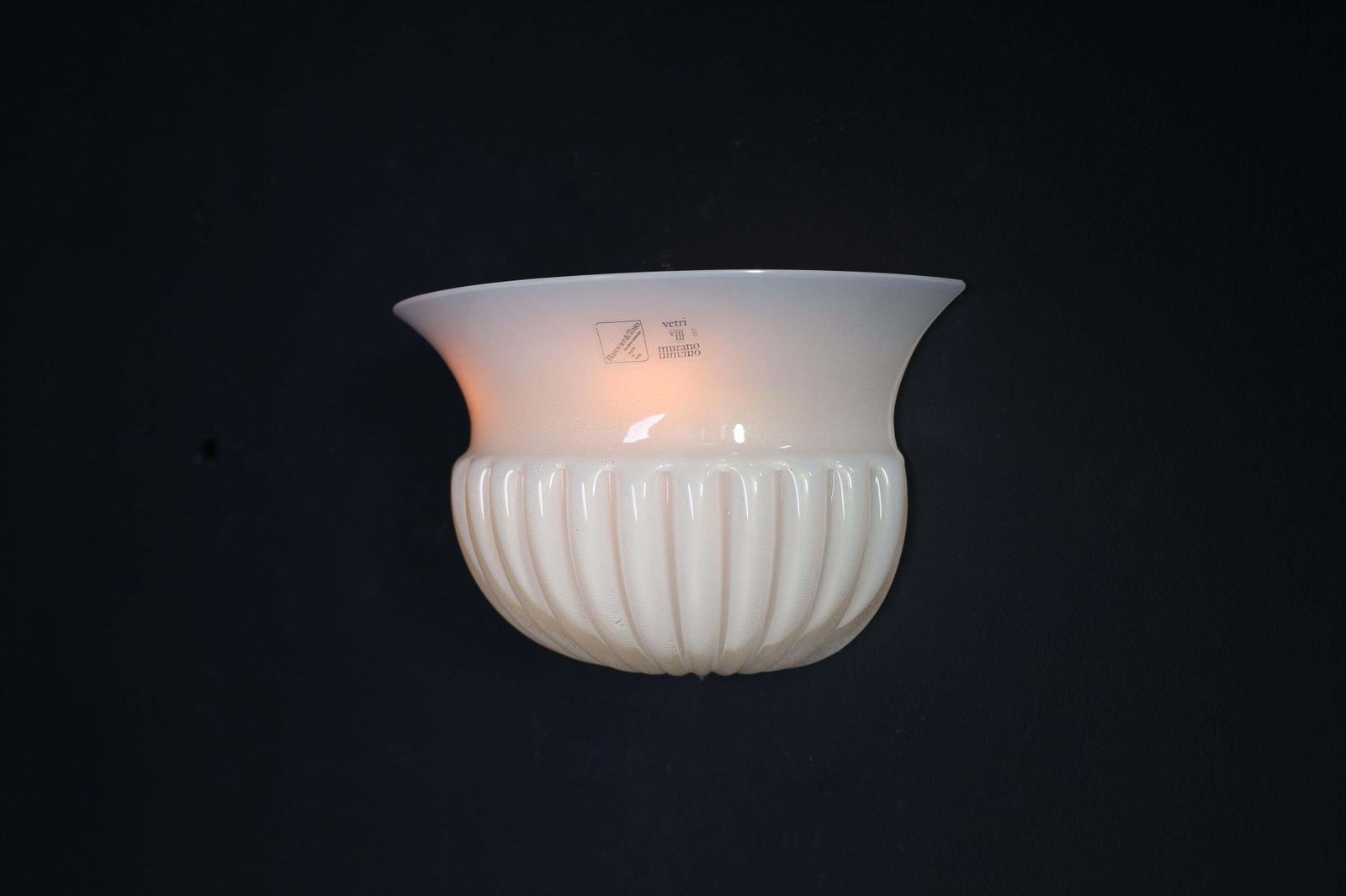 Vetri D‘Arte, Barovier & Toso Wall Sconces Italy 1980s photo Lighting