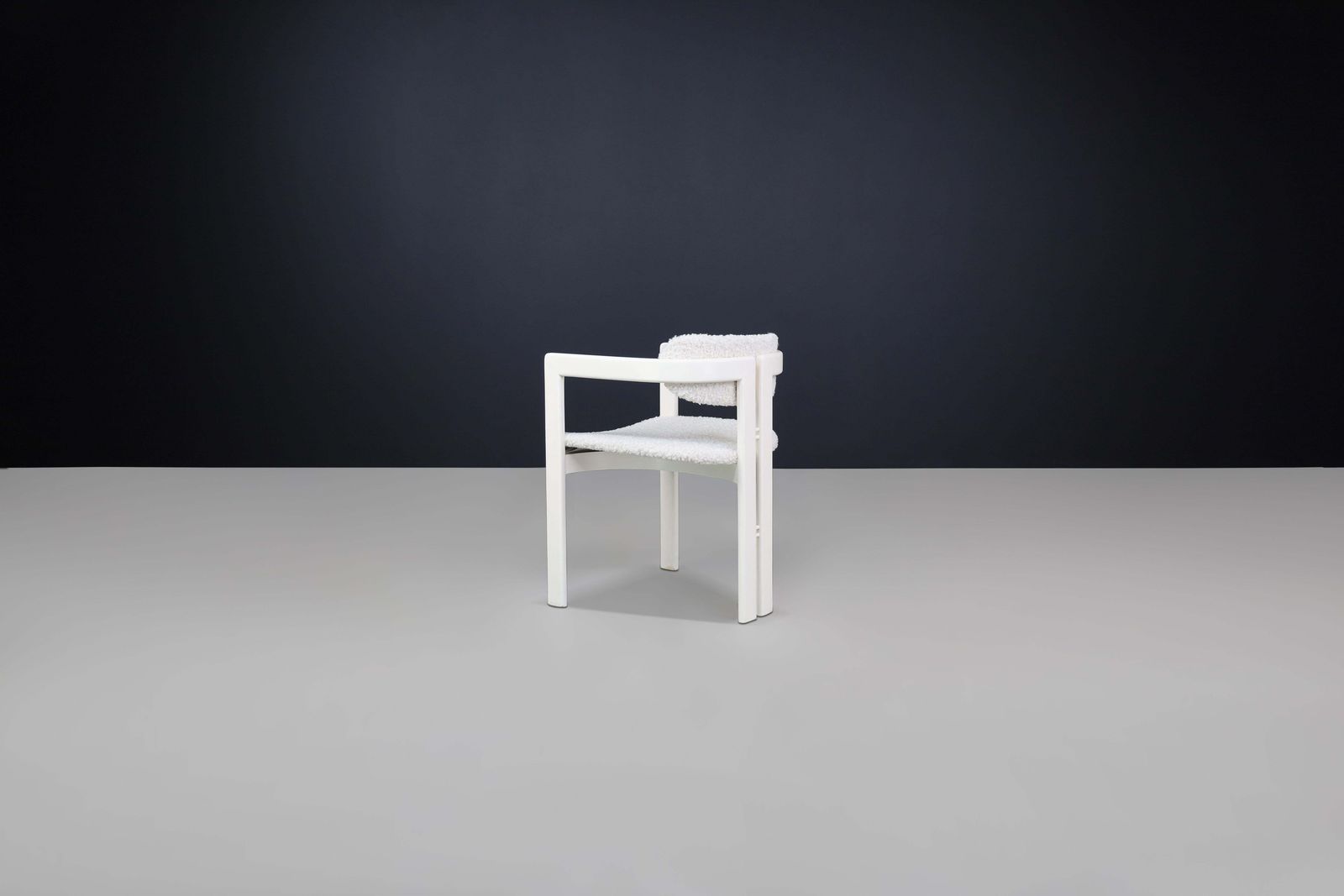 Set Of 6 Pigreco Style Dining Chairs In The Manner Of Afra & Tobia Scarpa, Italy photo vintage