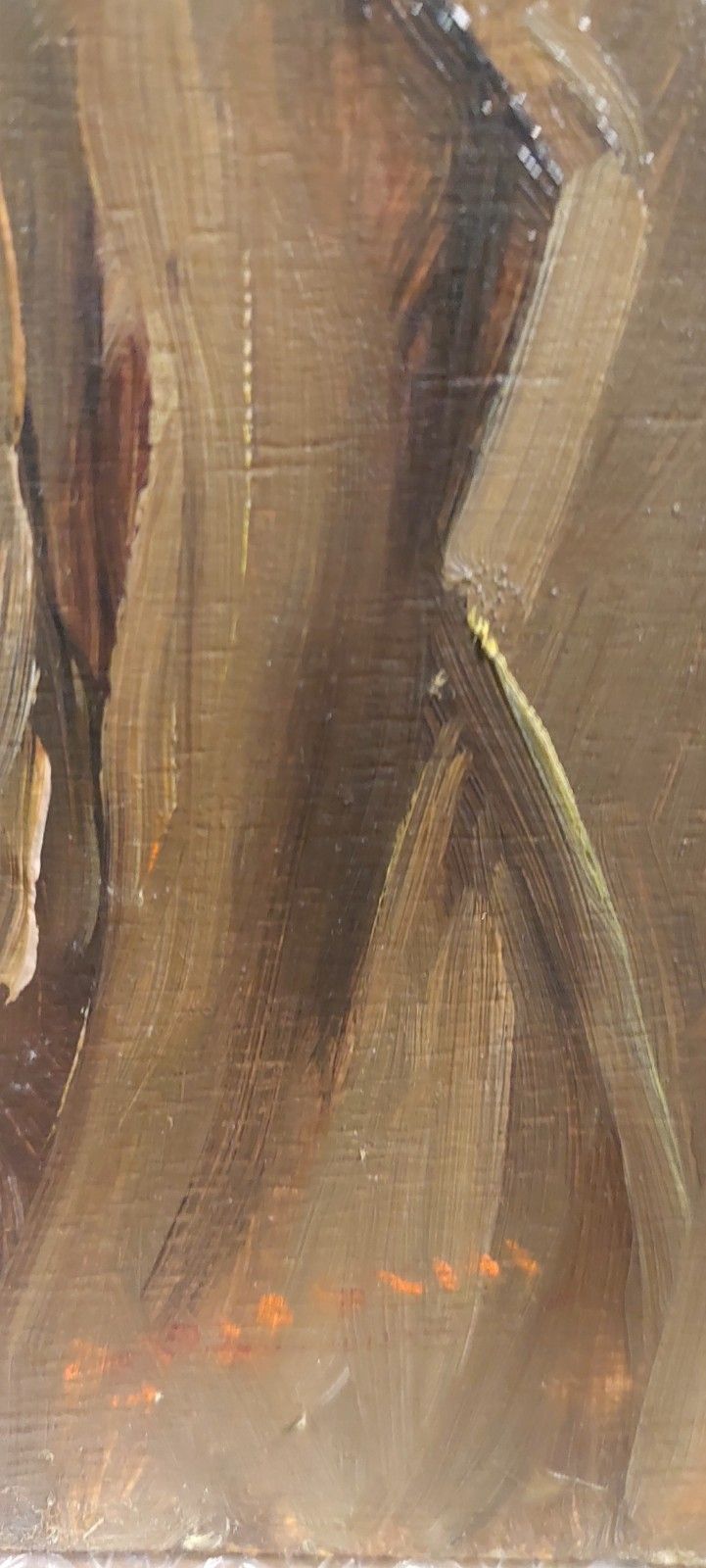Oil Painting On Wood Portrait Scugnizzo Athos Renzo Brioschi (1910 2000) photo vinterior
