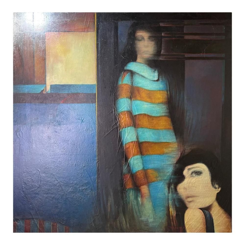 photo furniture Erwin Mackowiak, A Woman's Confidence, Oil On Canvas, 1969