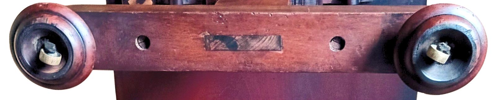 photo furniture William IV Rosewood Top Trestle Table Circa 1840
