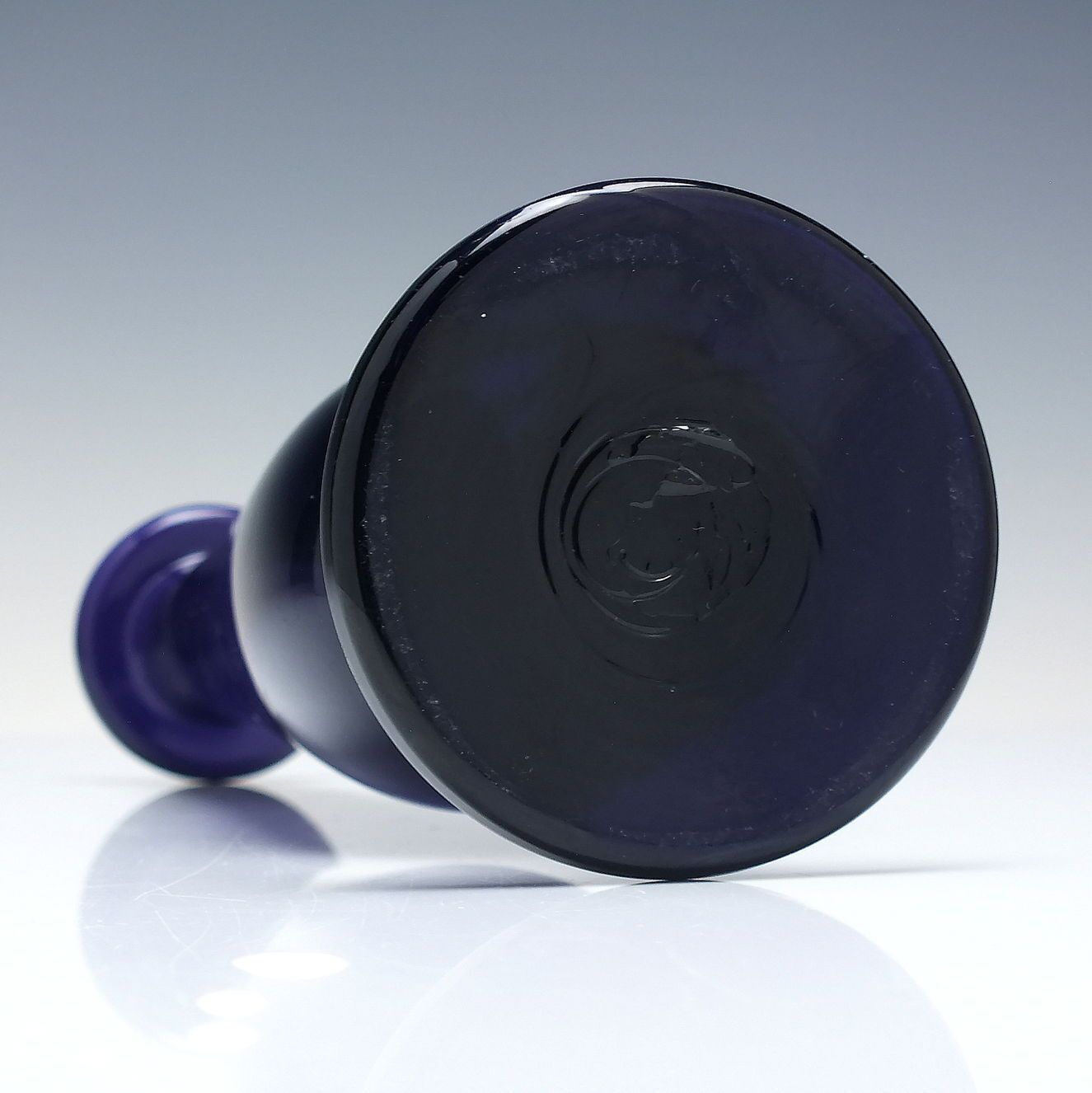 Rare Georgian Amethyst Glass Stem Vase C1820 photo Home Decor