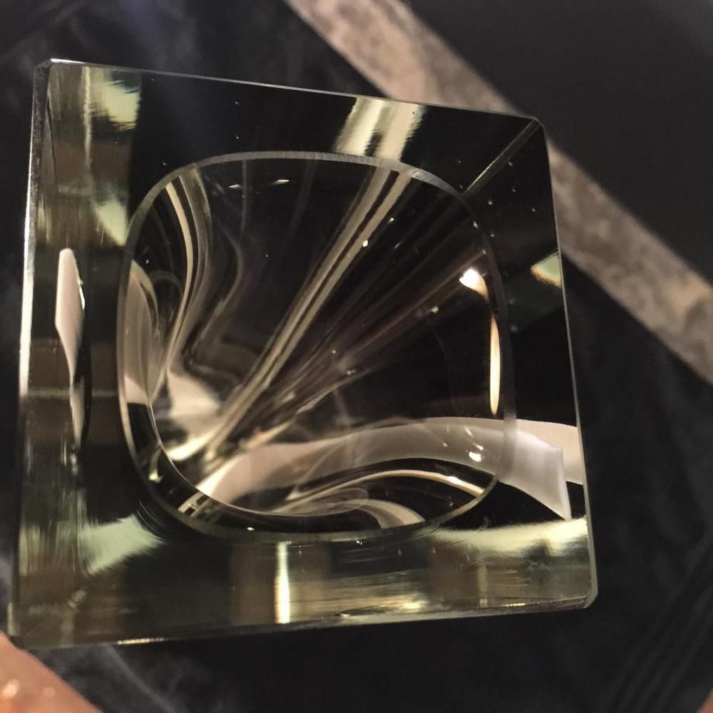 photo furniture Wit En Zwart Gestreepte Sommerso Murano Glazen Vaas, Toegeschreven Aan Flavio Poli Voor Seguso, Jaren 1960