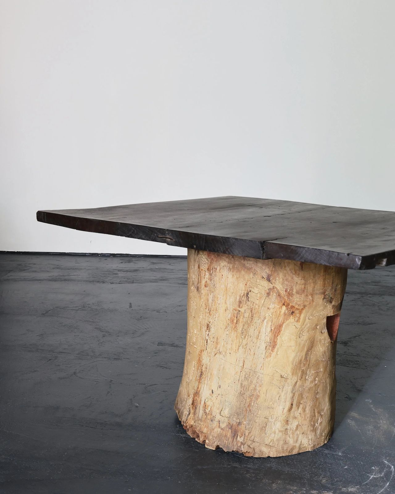 Large Dug Out Japanese Cedar Coffee/Sofa Table (4) photo 2882.0