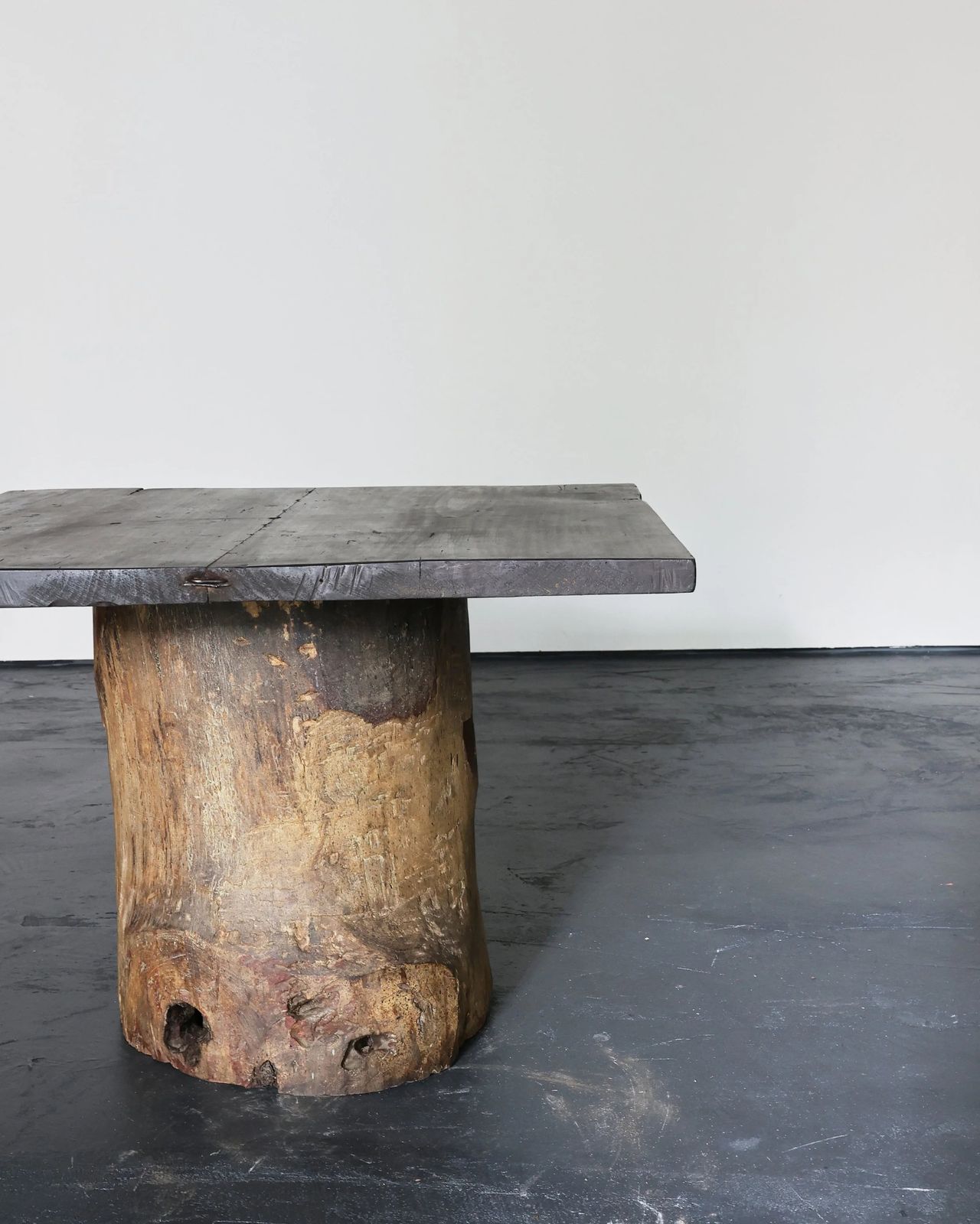 Large Dug Out Japanese Cedar Coffee/Sofa Table (4) photo buy