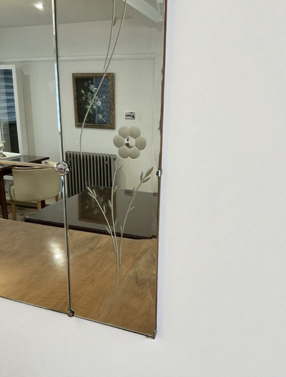 Very Large Art Deco Wall Mirror photo Home Decor