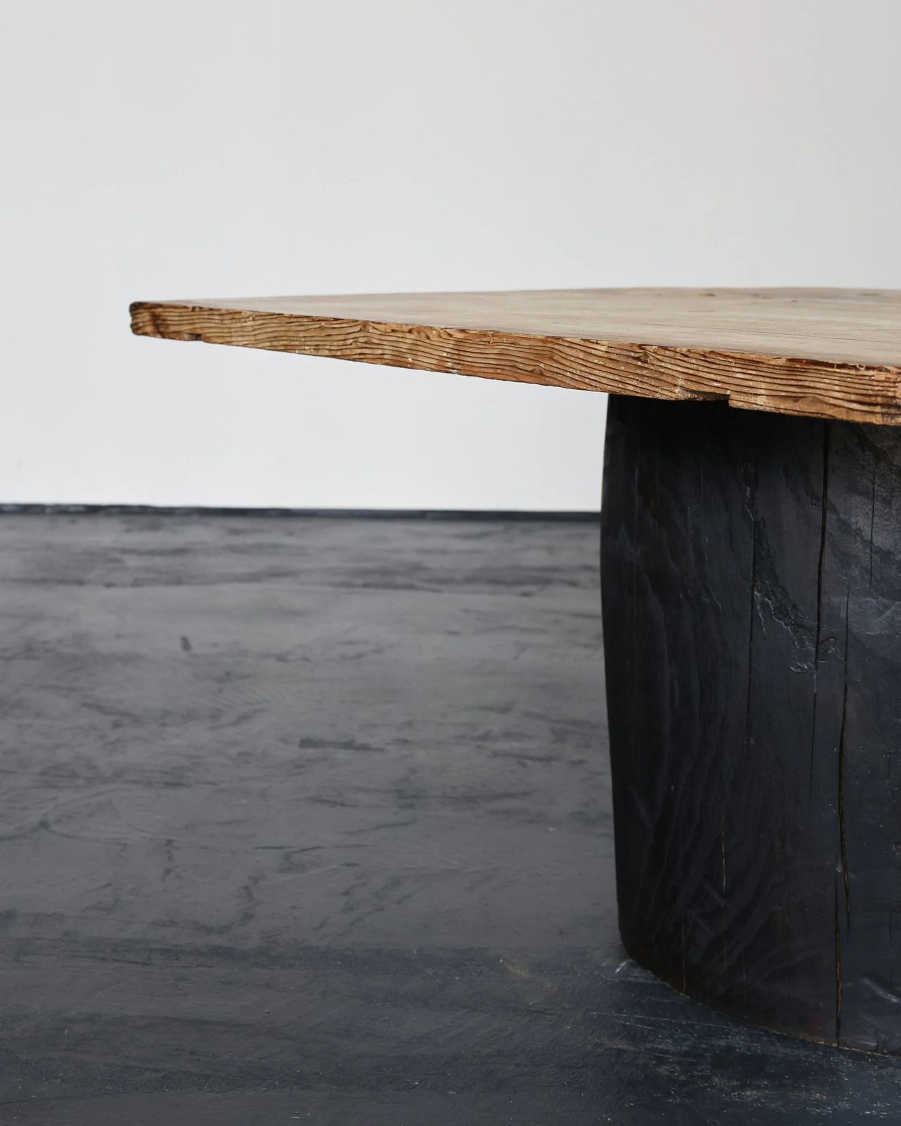 Large Dug Out Cedar Japanese Coffee/Sofa Table (1) photo 3245.0