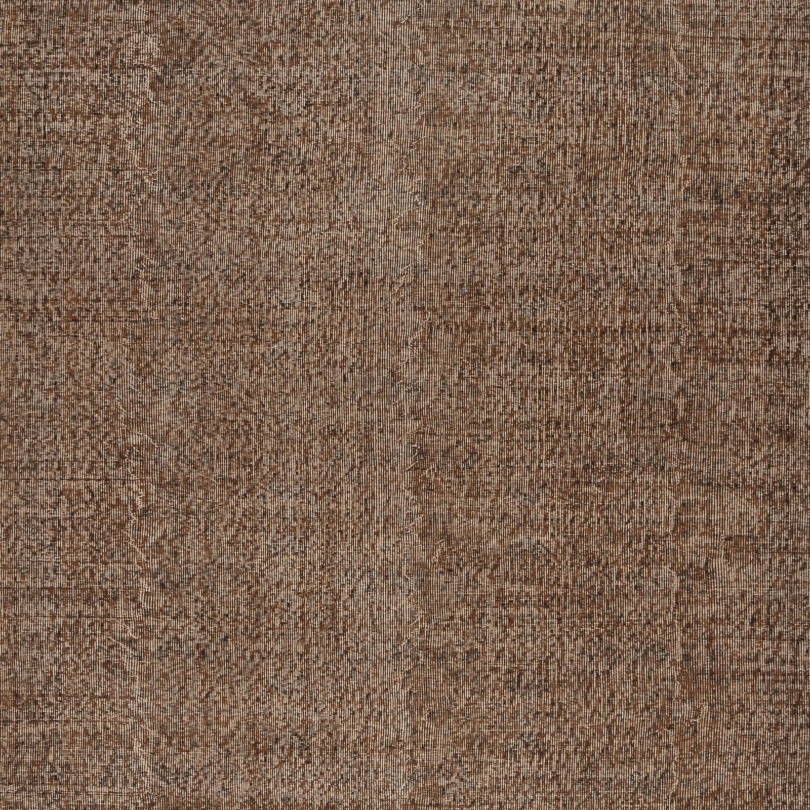 7x10.5 Ft Brown Overdyed Handmade Rug. Vintage Turkish Area Rug For Living Room photo Textiles