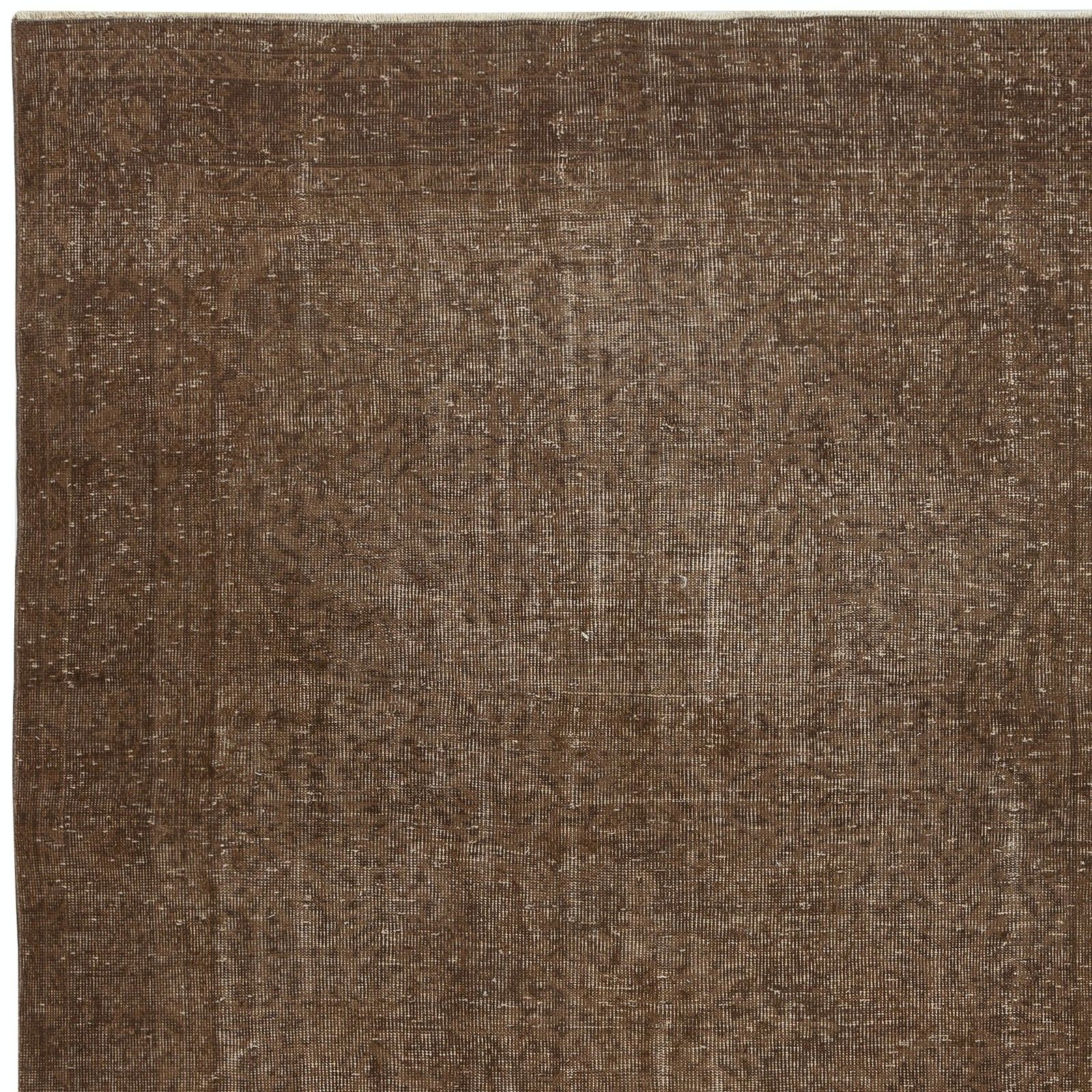 5.6x9 Ft Brown Turkish Rug For Bedroom. Vintage Handmade Rug For Living Room photo 495.0