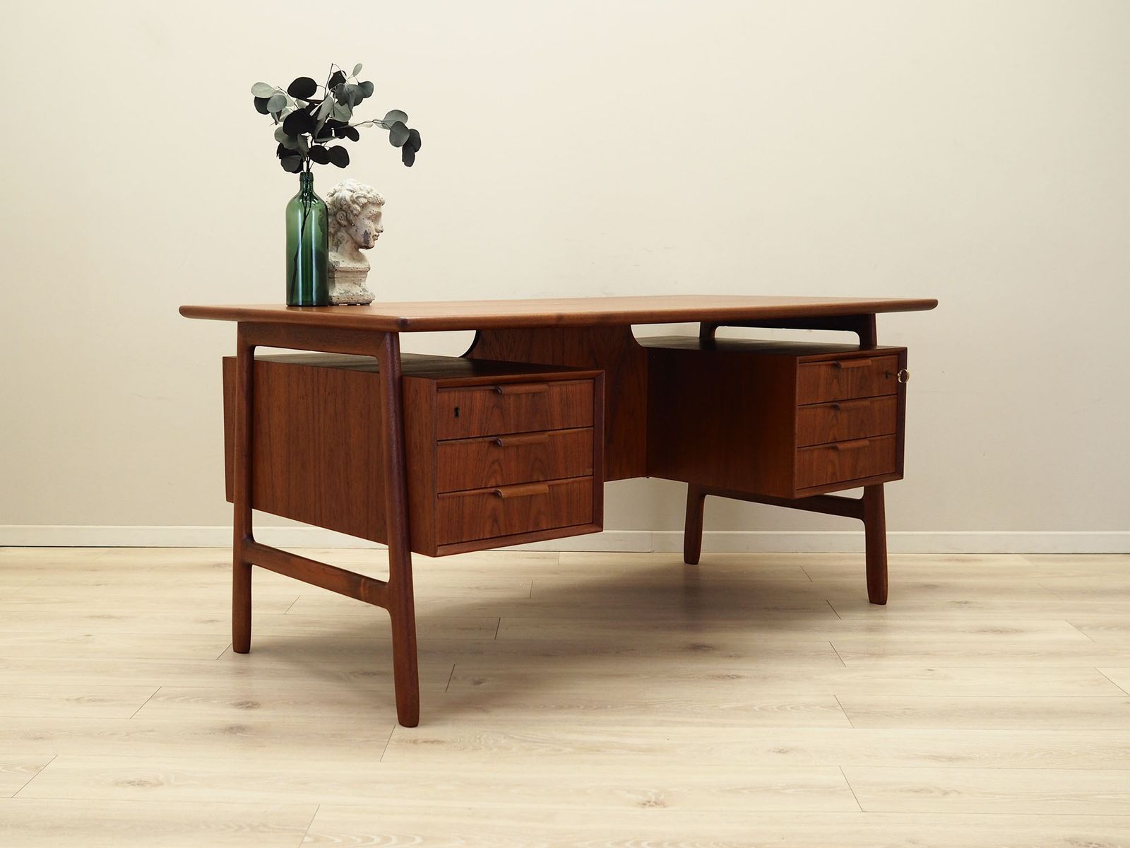 Teak Desk Danish Design 1970s Manufacturer Omann Jun photo buy