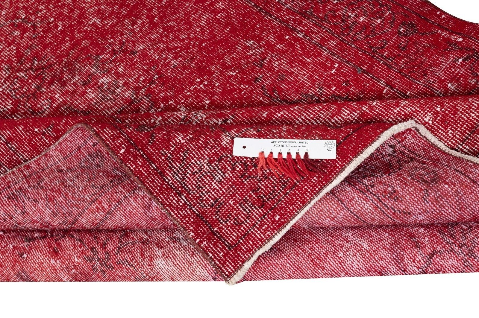 5.2x8.7 Ft Red Turkish Carpet For Bedroom. Vintage Handmade Rug For Living Room photo for sale