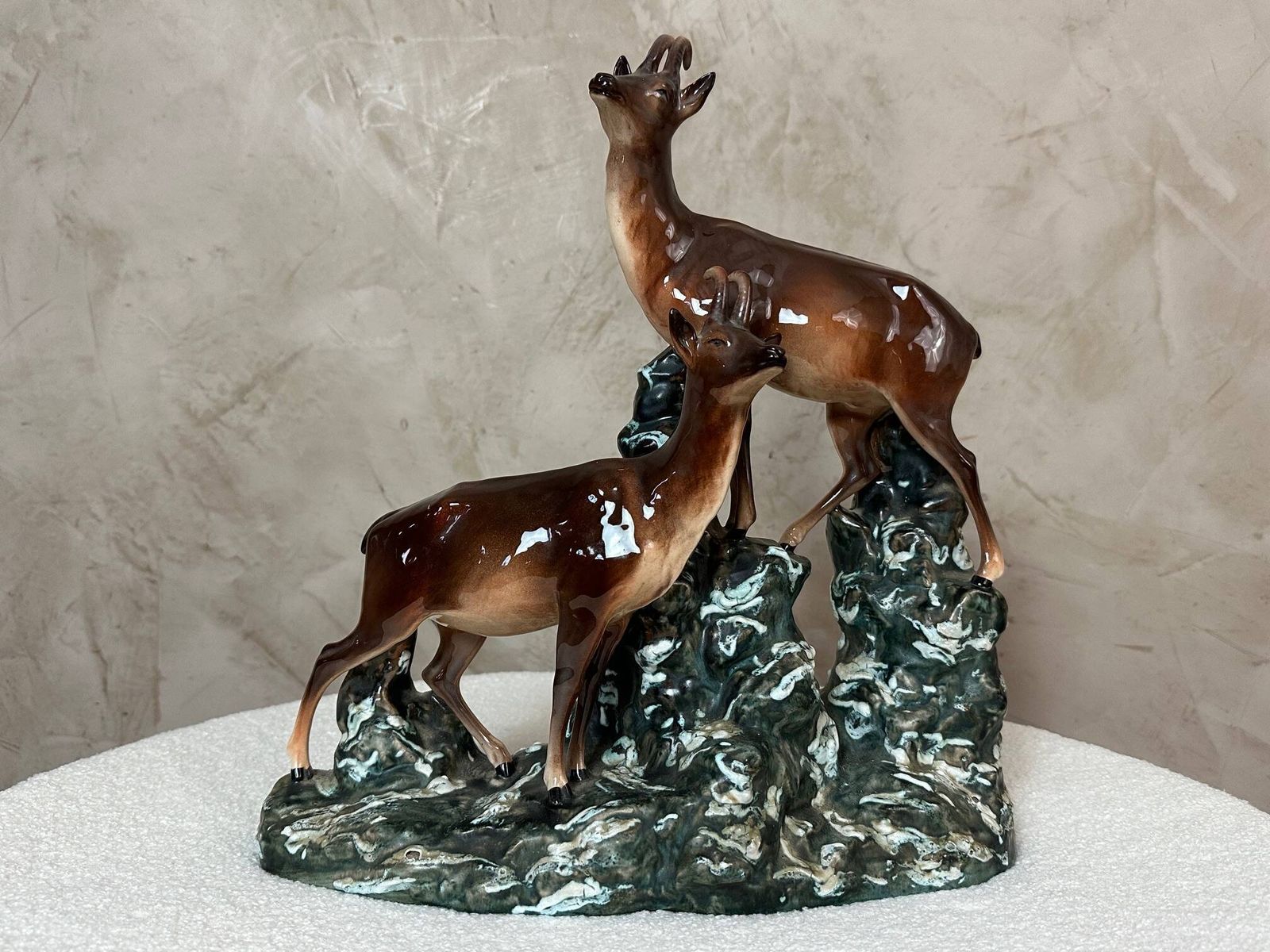 Ceramic Chamois Statue photo furniture