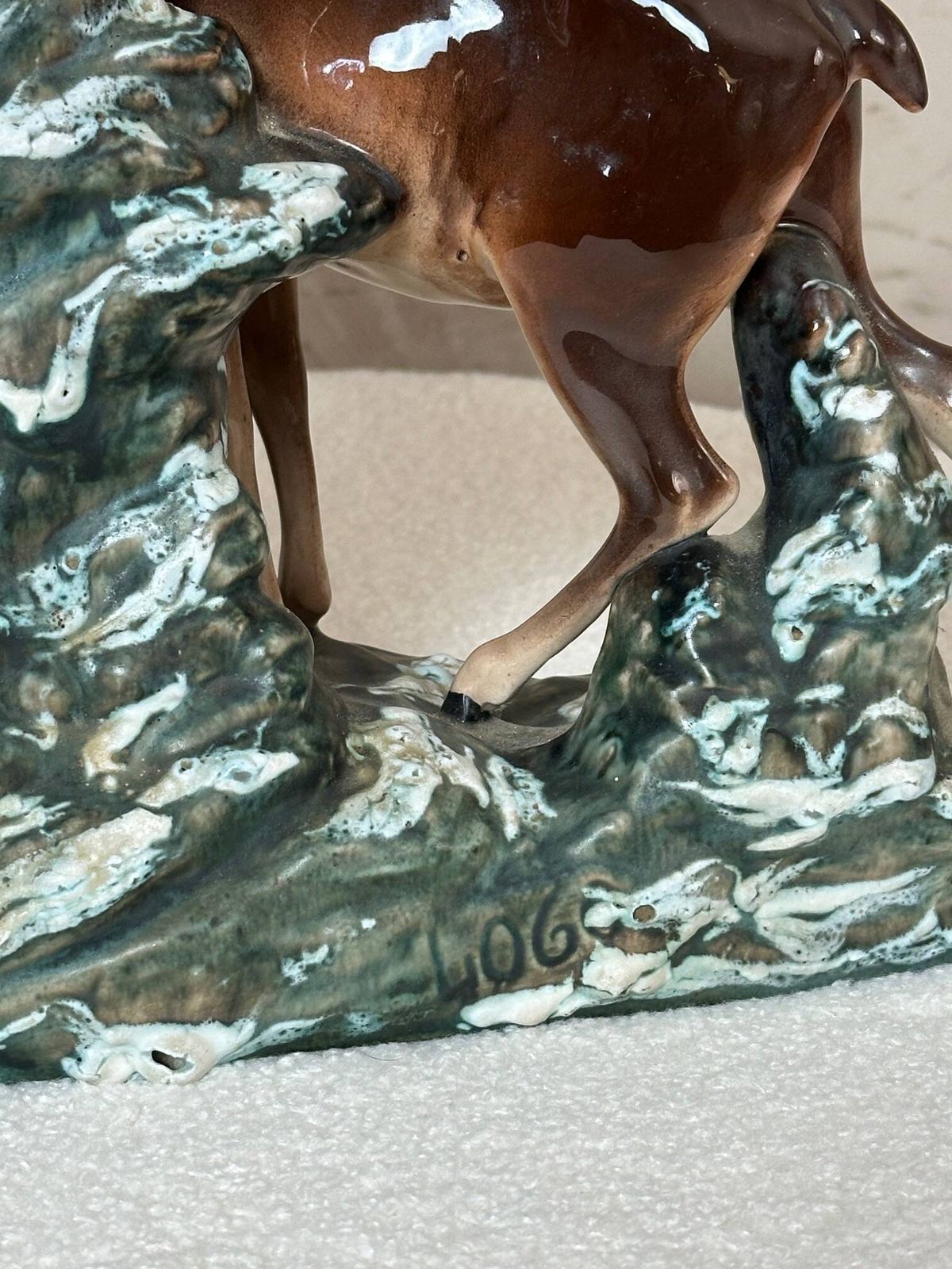 photo for sale Ceramic Chamois Statue