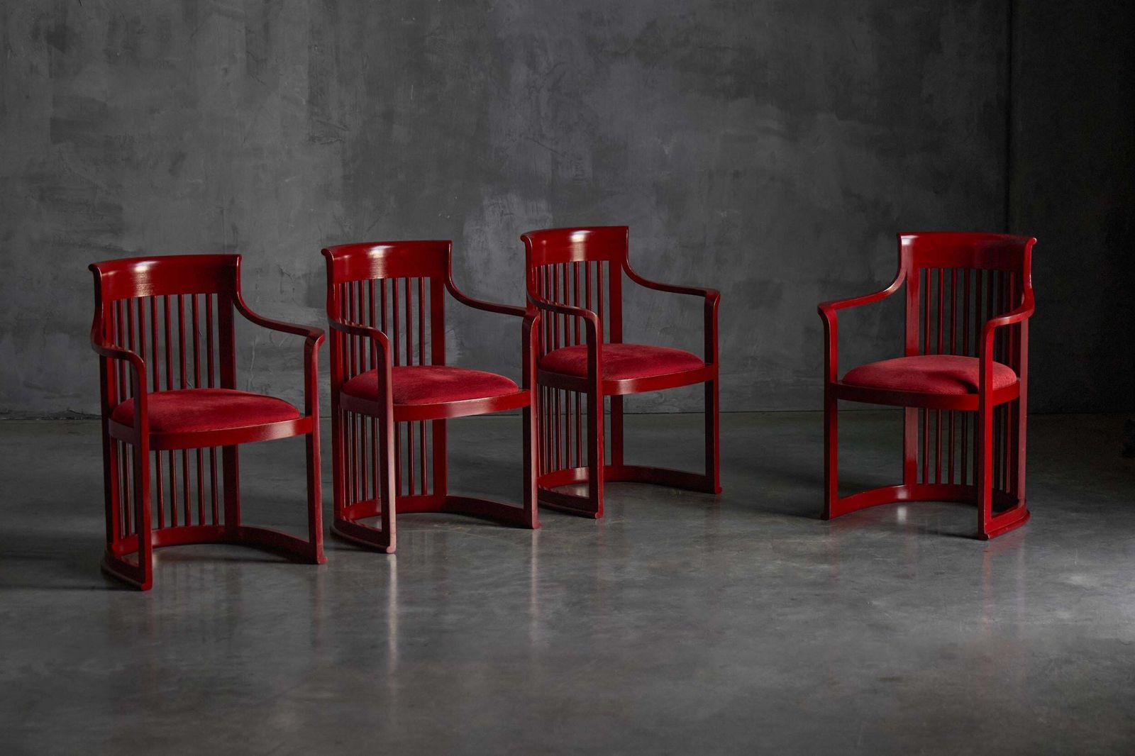 Japanese Dining Set In The Style Of Frank Lloyd Wright, Belgium, 1940s photo vinterior