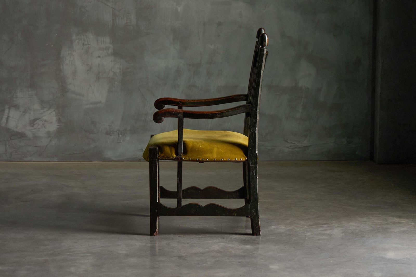 Rustic Folk Art Armchair, France, 19th Century photo vinterior