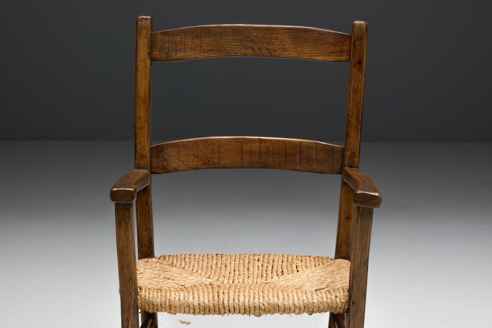 photo furniture Vernacular Rural Armchair, France, Early 20th Century